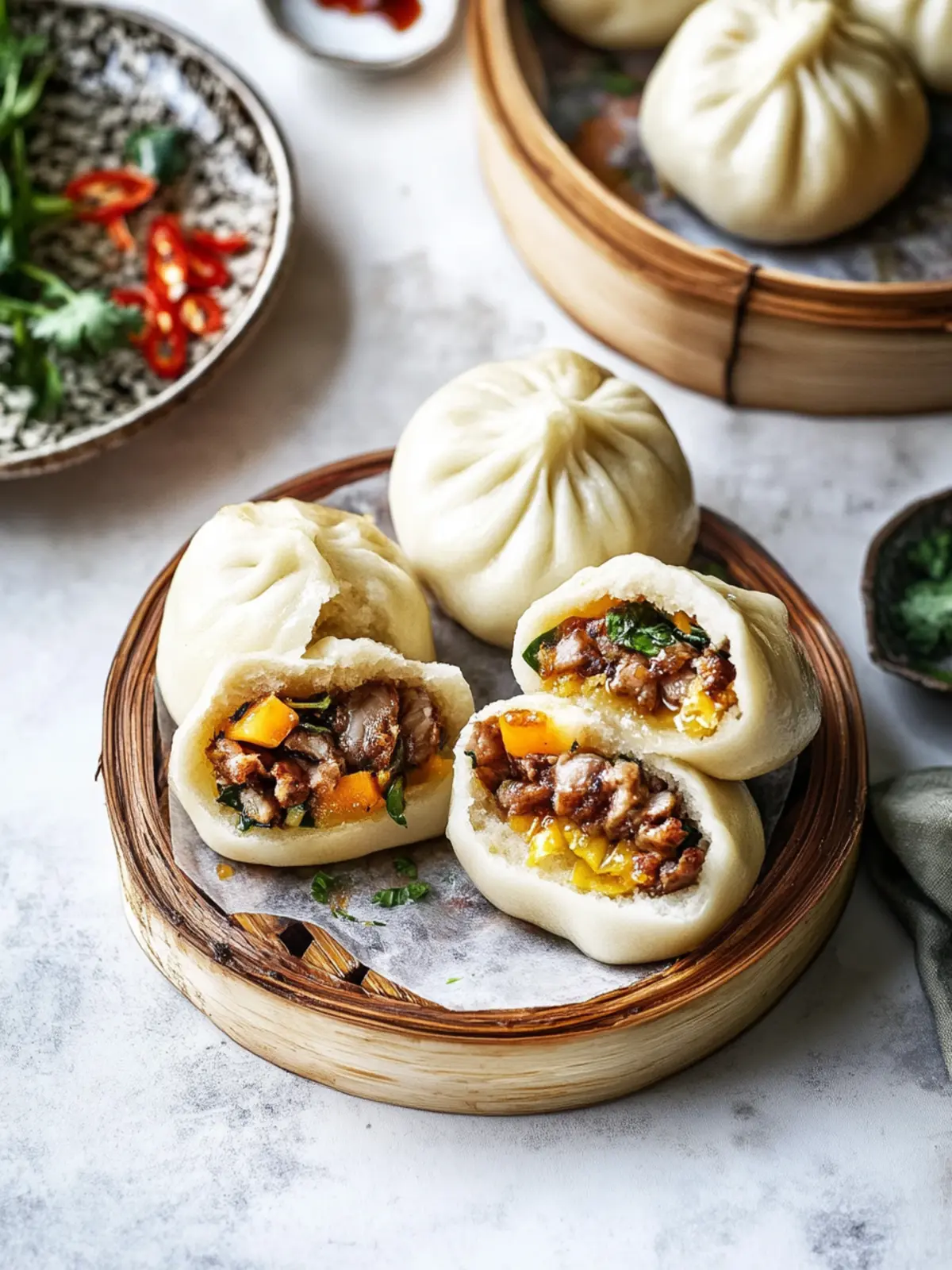 Deliciously Fluffy Traditional Banh Bao Recipe You ll Love 4 Traditional Banh Bao Recipe (Vietnamese Steamed Pork Buns)