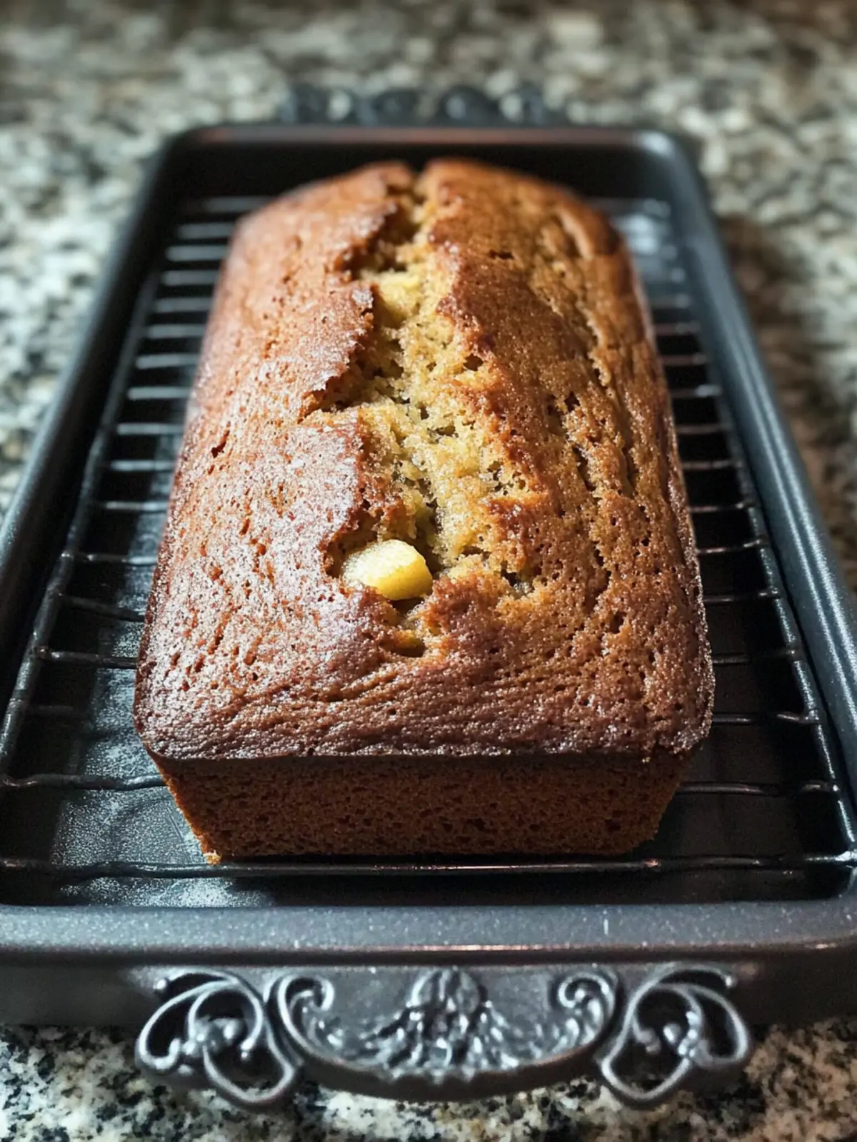 Luscious Apple Banana Bread