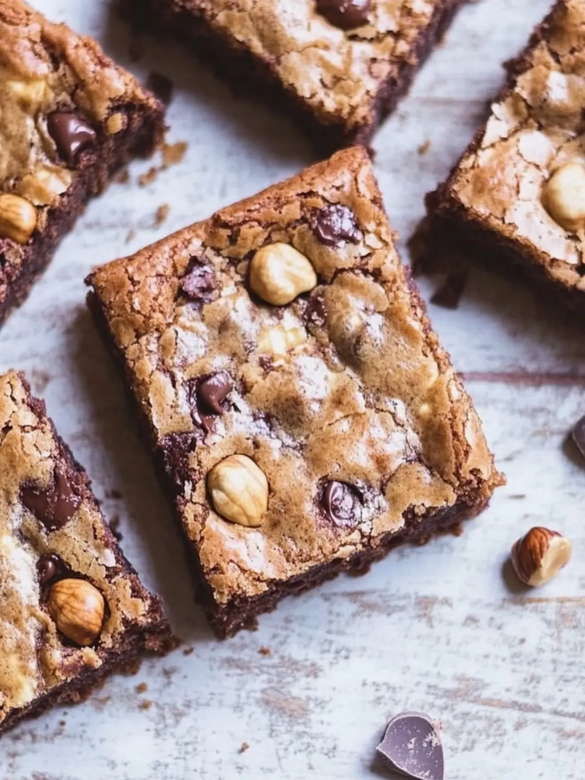 Outrageous Chocolate Hazelnut Blondies That Will Wow You 3 Outrageous Chocolate Hazelnut Blondies