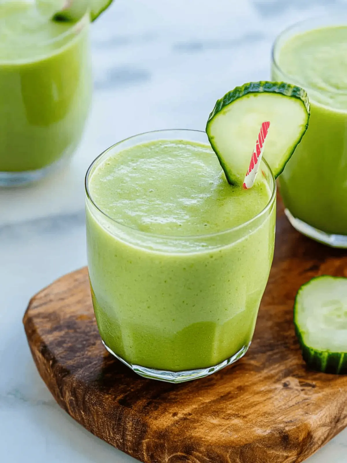 Delicious Cucumber Smoothie for a Refreshing Start! 3 Cucumber Smoothie