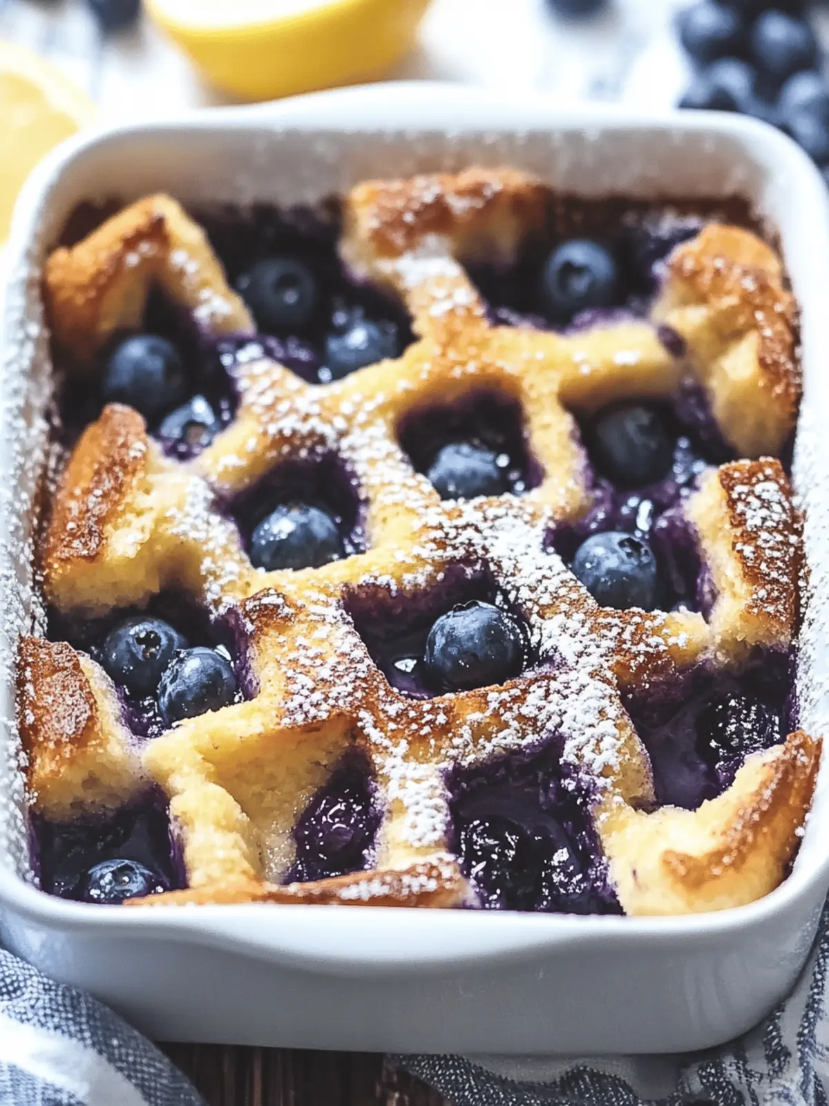 Lemon-Infused Baked Blueberry French Toast Delight for Brunch 3 Lemon-Infused Baked Blueberry French Toast Delight