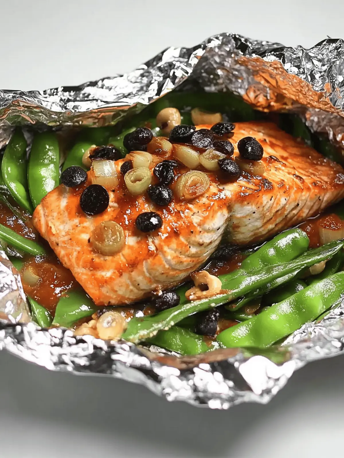Asian Salmon Foil-Pack Dinner