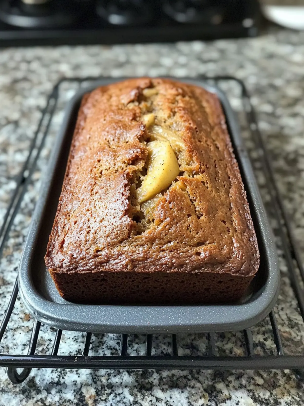 Luscious Apple Banana Bread