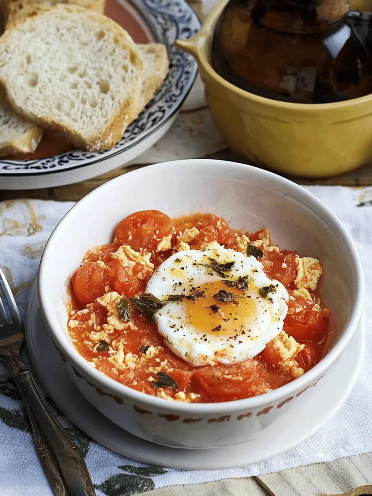 Nonno's Breakfast Special: Fried Tomatoes with Eggs