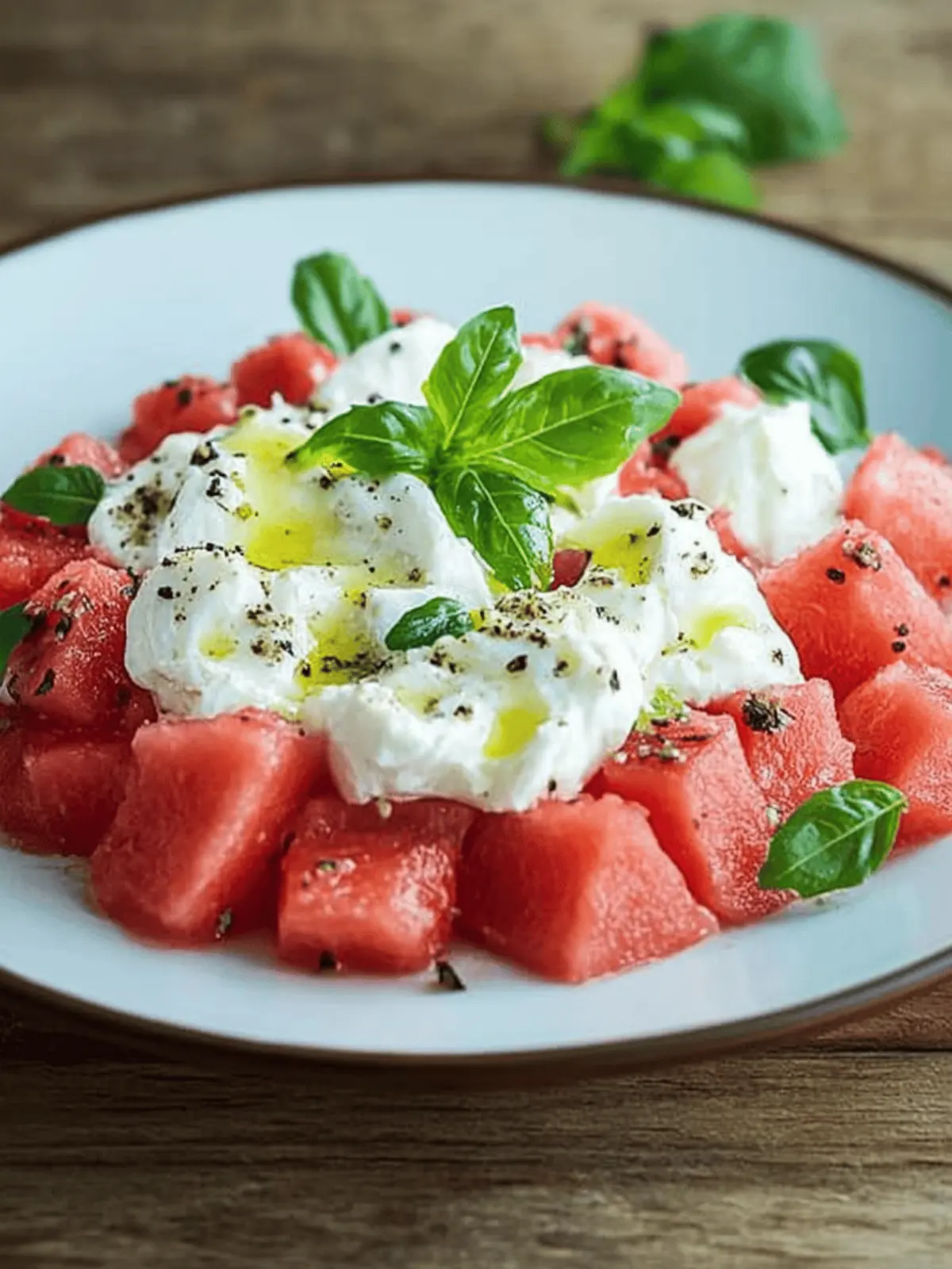 Delicious Watermelon Burrata Salad for a Refreshing Summer Bite 4 Watermelon Burrata Salad