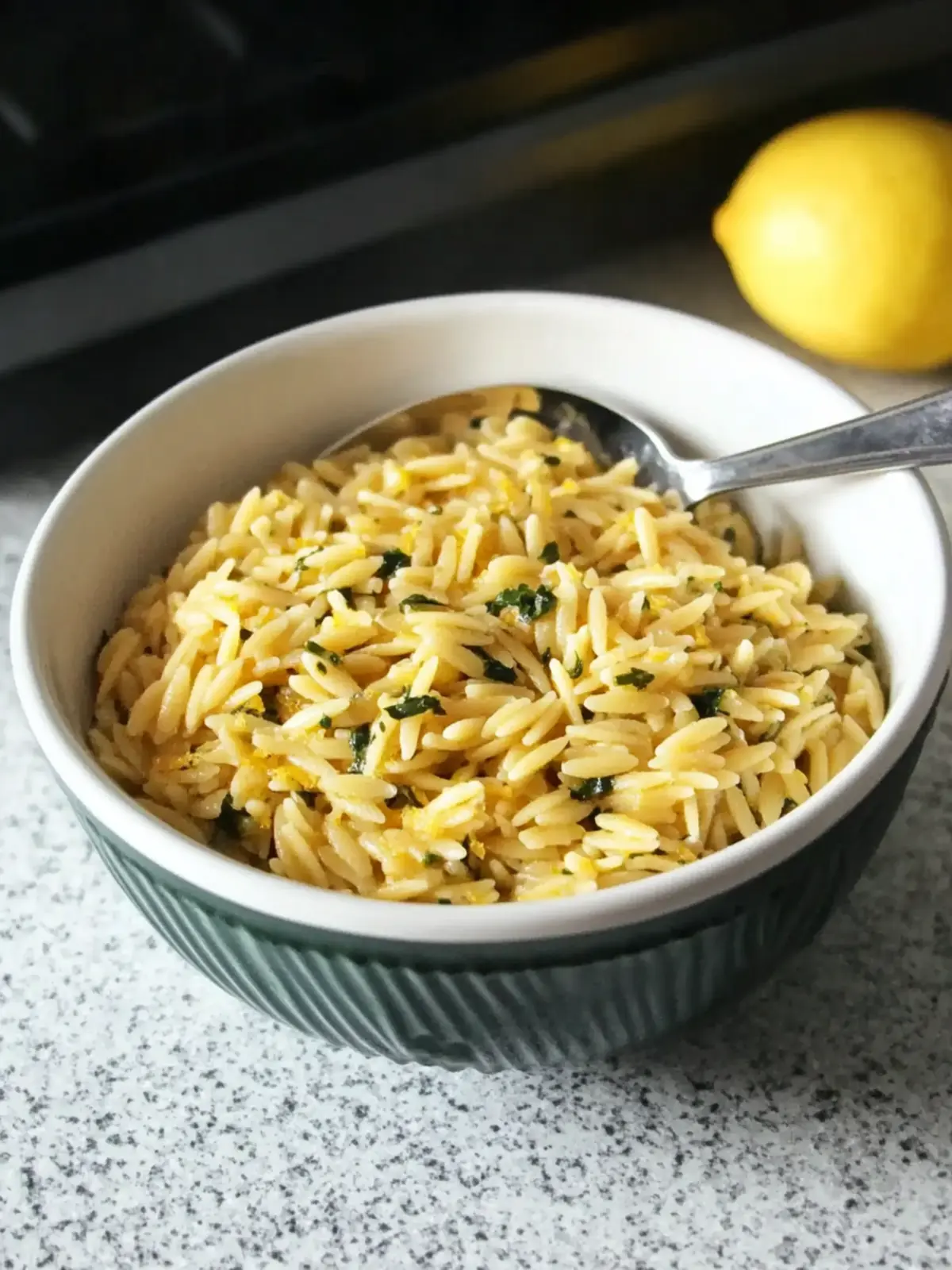 One-Pot Lemon Butter Orzo Recipe