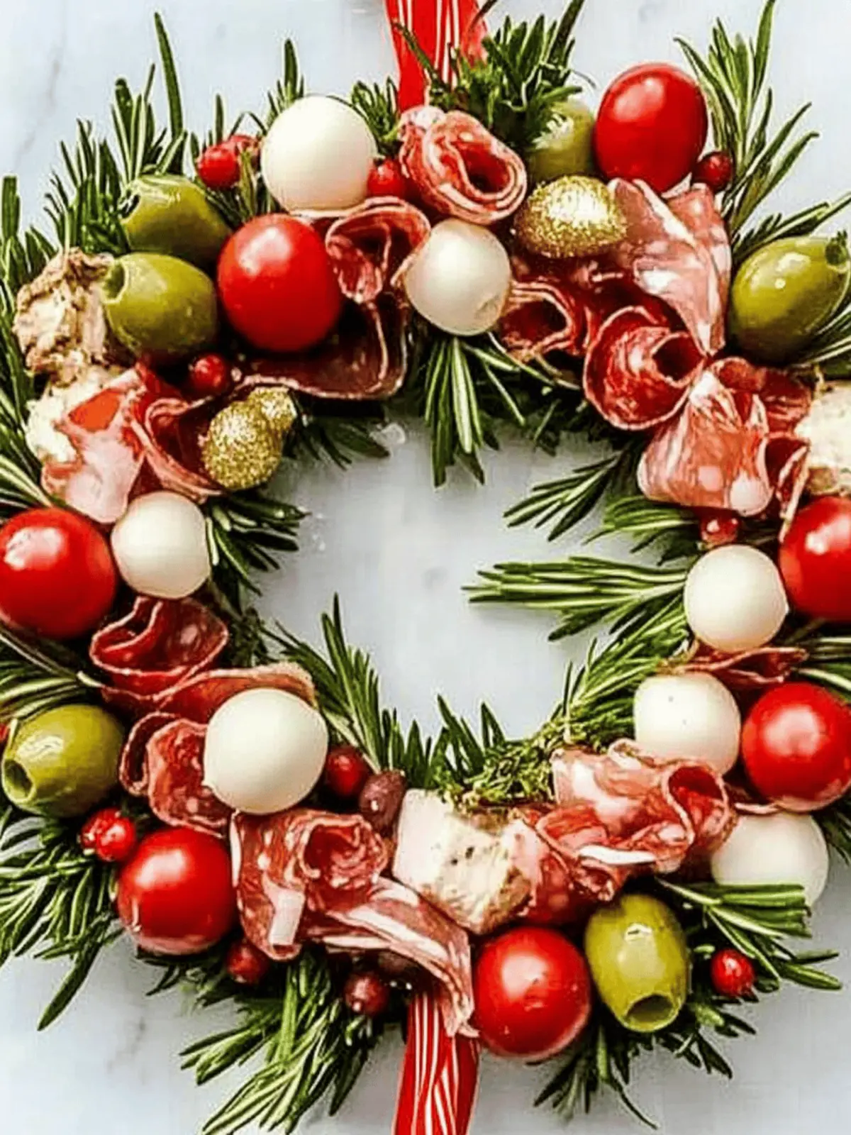 Delicious Christmas Antipasto Wreath Appetizer for Festive Fun 3 Delicious Christmas Antipasto Wreath Appetizer