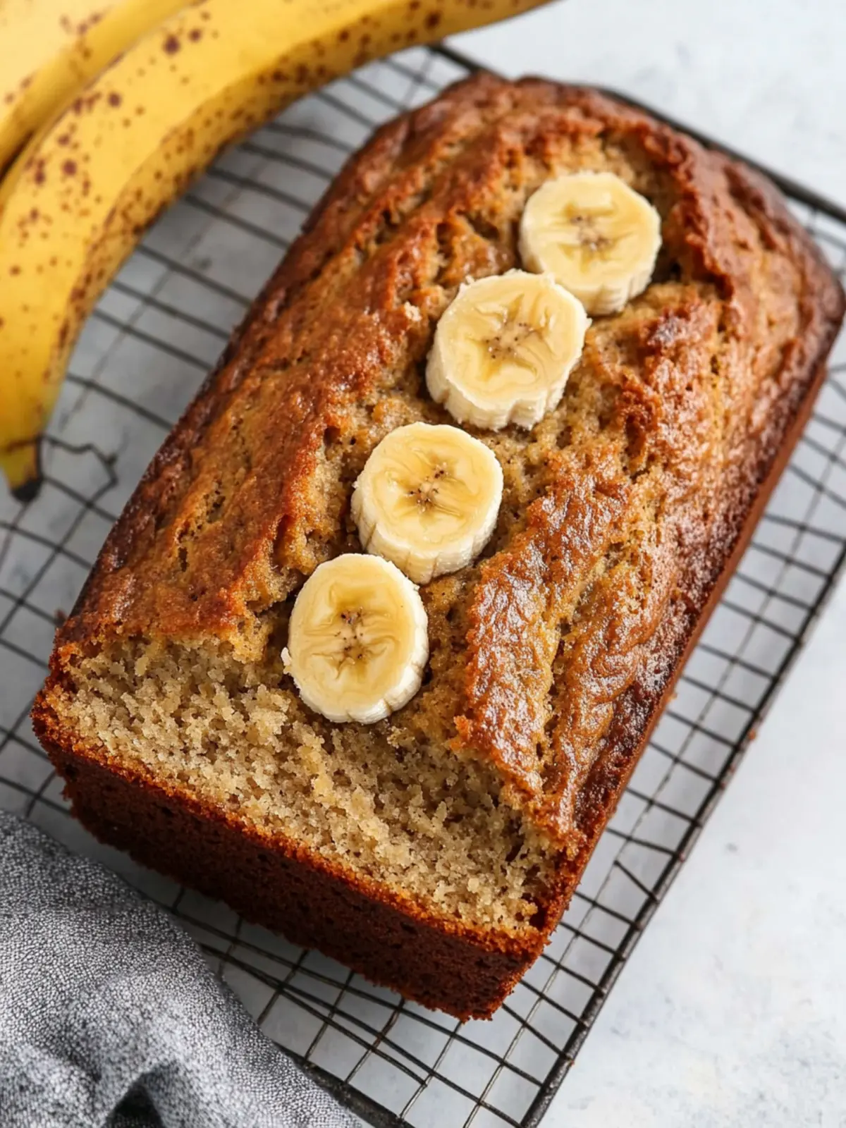 Cottage Cheese Banana Bread