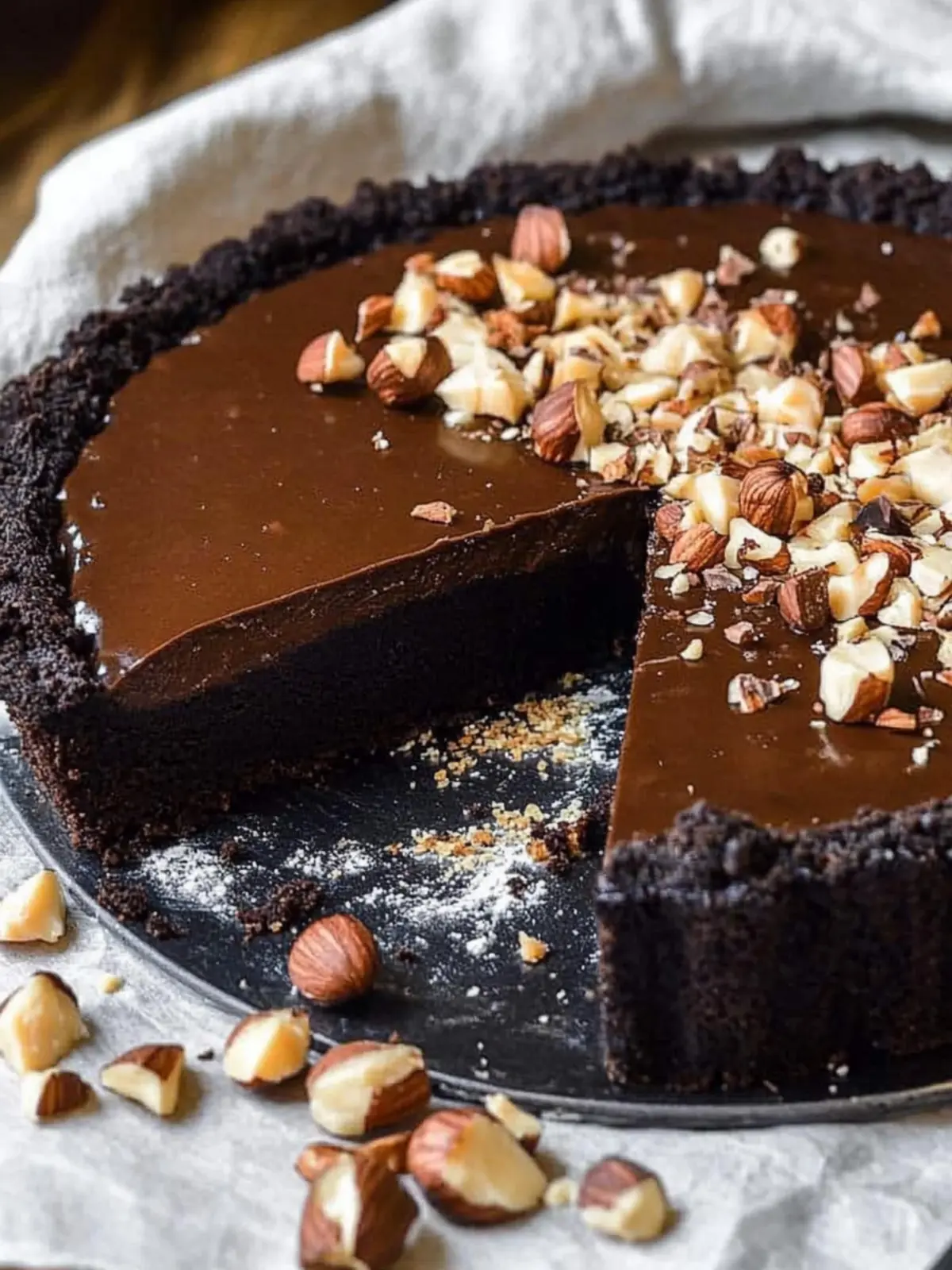 Chocolate Hazelnut Tart
