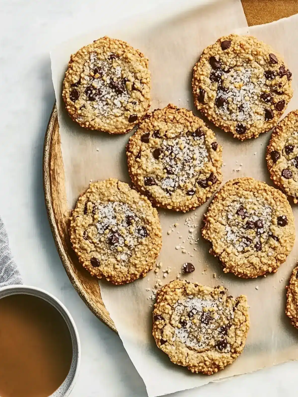 Salted Chocolate Chip Tahini Cookies for Chewy Bliss 3 Salted chocolate chip tahini cookies