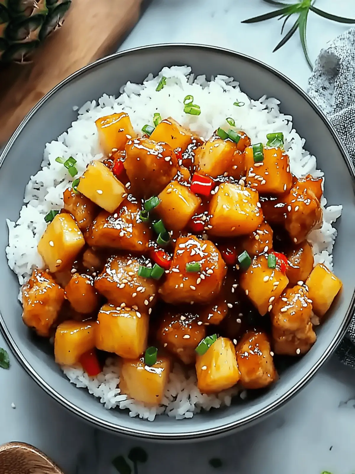 Savory Sweet and Sour Chicken with Pineapple Delight 2 Sweet and Sour Chicken with Pineapple