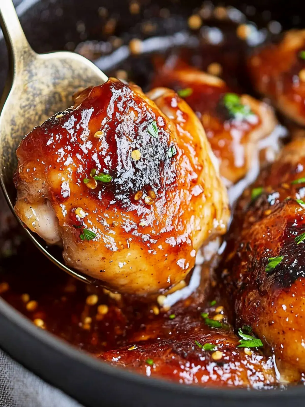 Brown Sugar Garlic Chicken Thighs