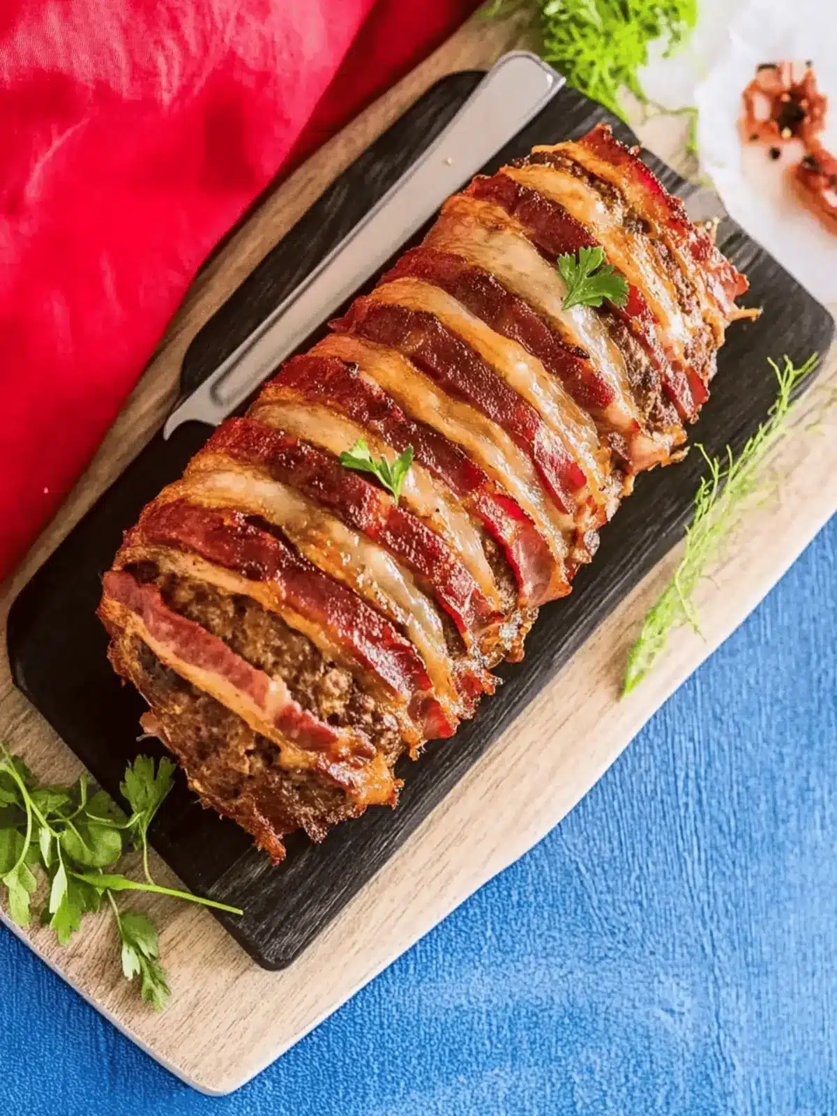 Bacon Wrapped Meatloaf: The Ultimate Comfort Food Delight 3 Bacon Wrapped Meatloaf