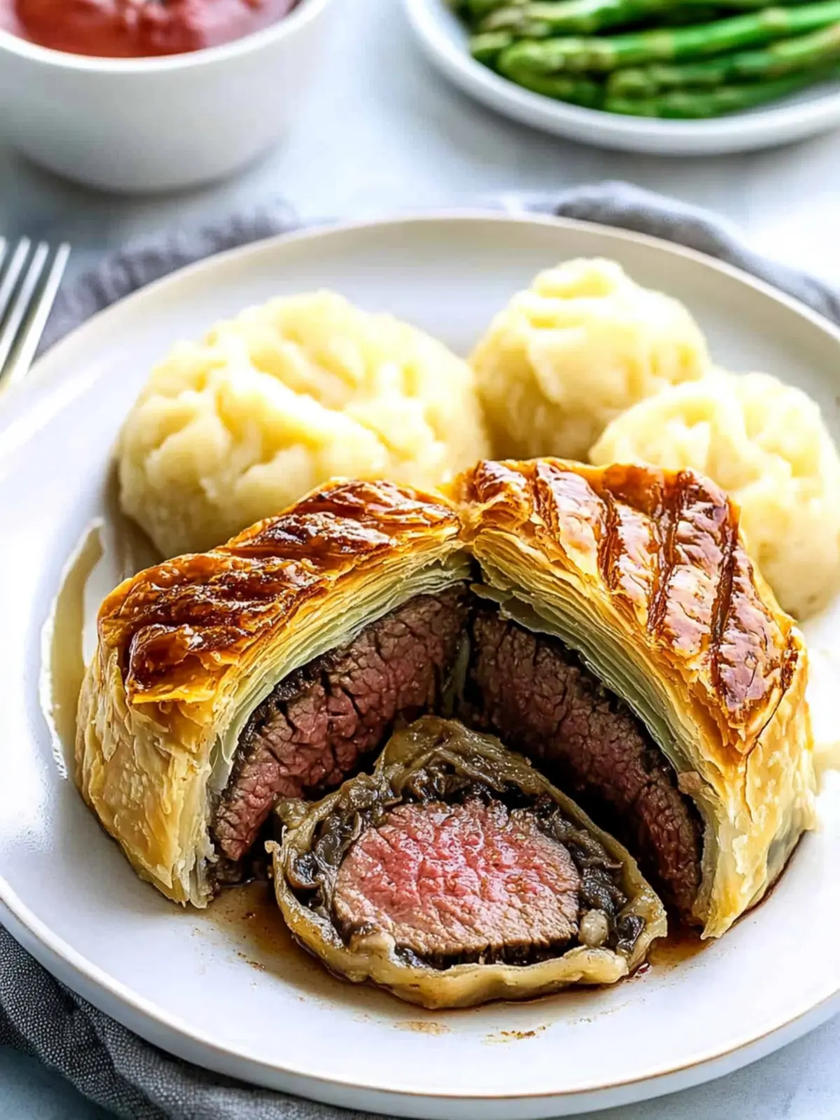 Beef Wellington with Mushroom Duxelles