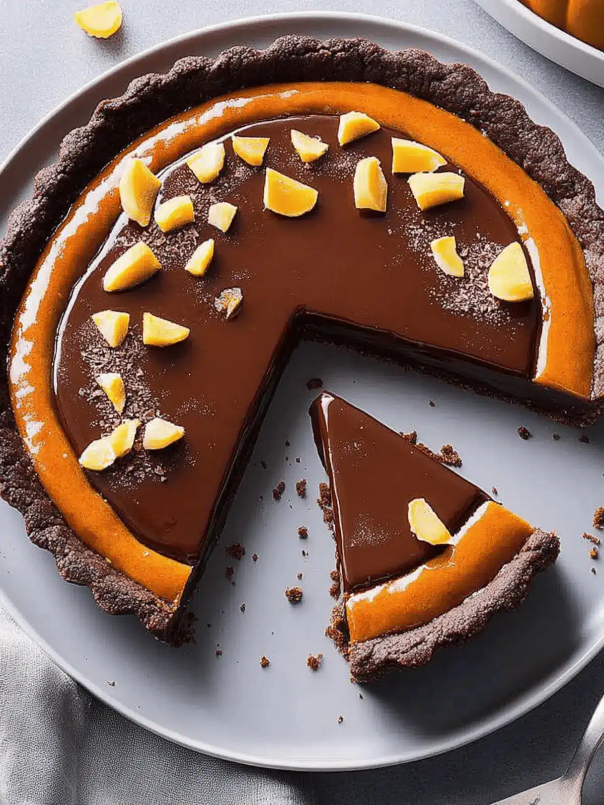 Decadent Chocolate Pumpkin Tart That Will Wow Your Guests 4 Chocolate Pumpkin Tart