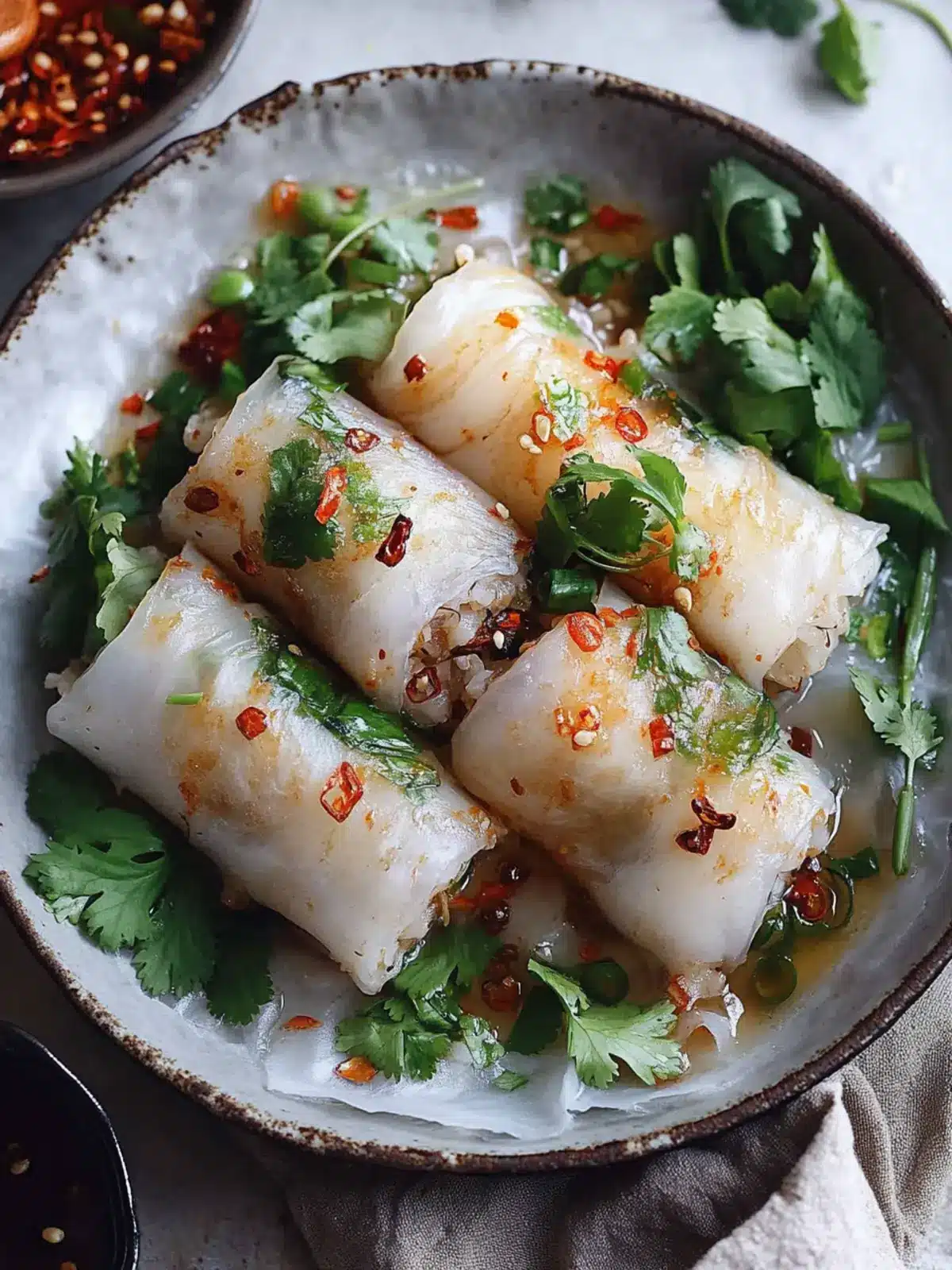 Crispy Chinese Rice Paper Wrapped Fish