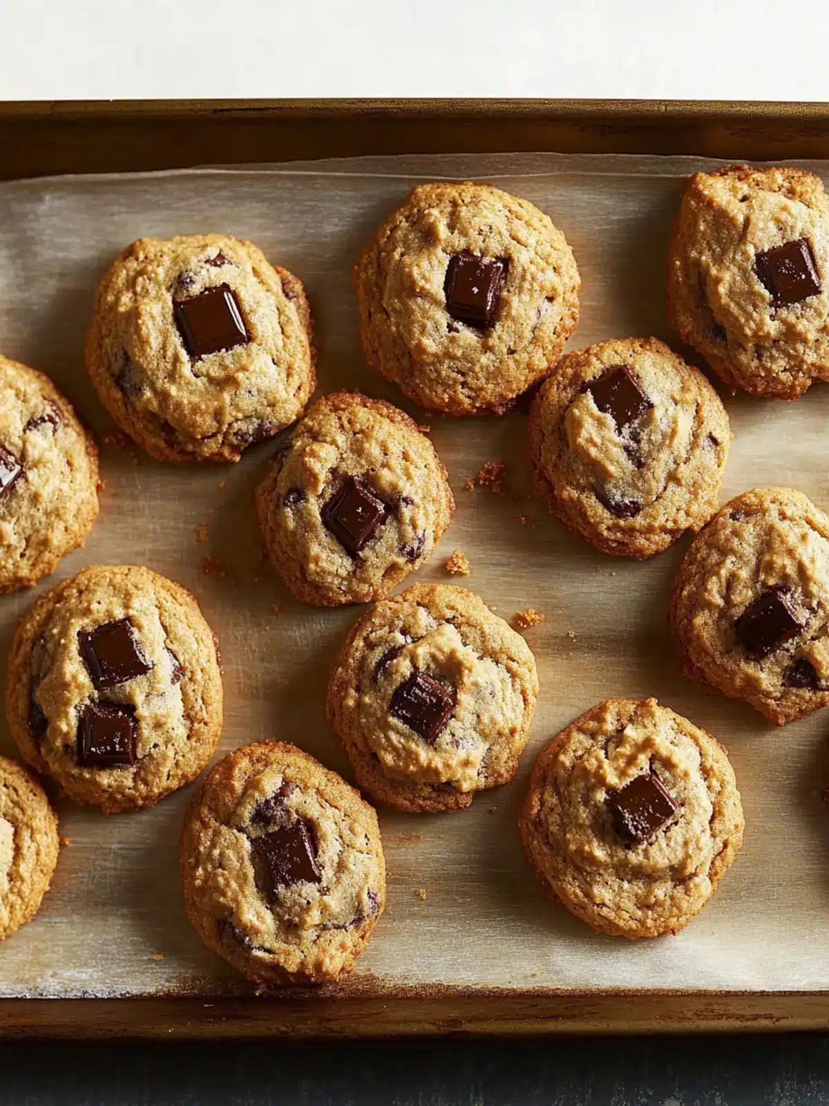Banana Bread-Chocolate Chunk Cookies