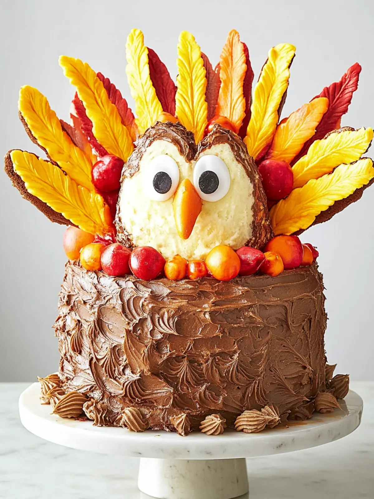 Mouthwatering Turkey Cake That Will Wow Your Thanksgiving Guests 4 Turkey Cake
