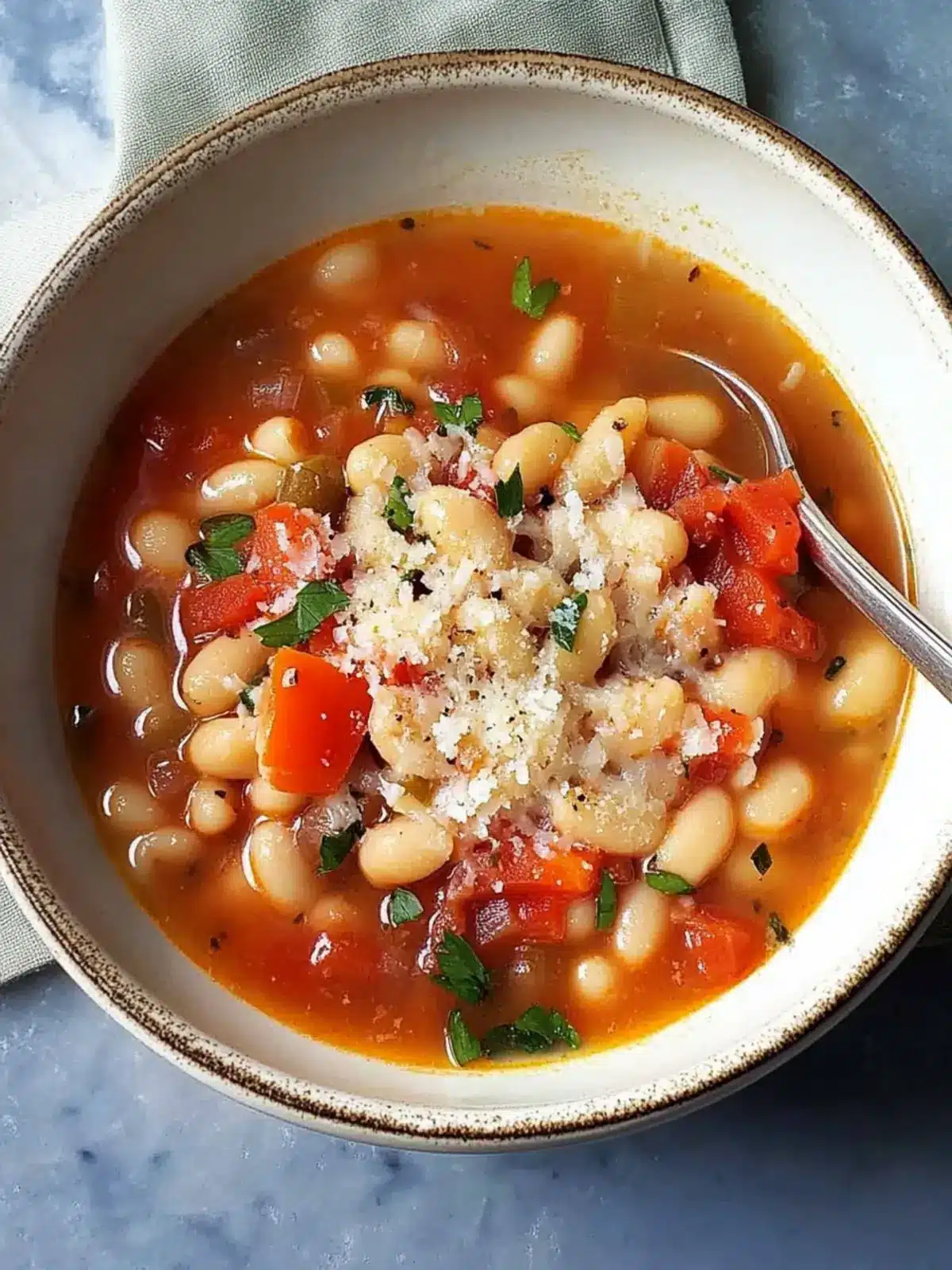Crockpot Pasta e Fagioli