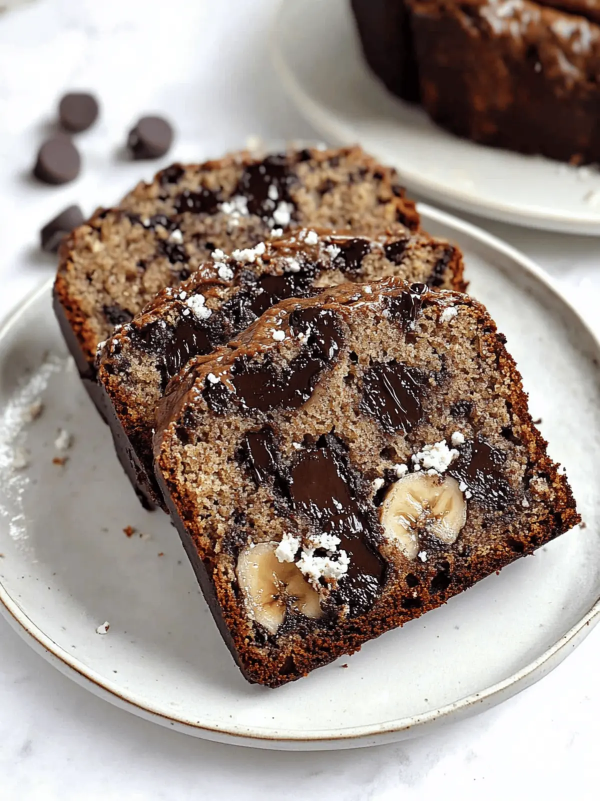 Gluten-Free Blender Banana Bread with Cottage Cheese and Chocolate Chips - Upbeet & Kaleing It