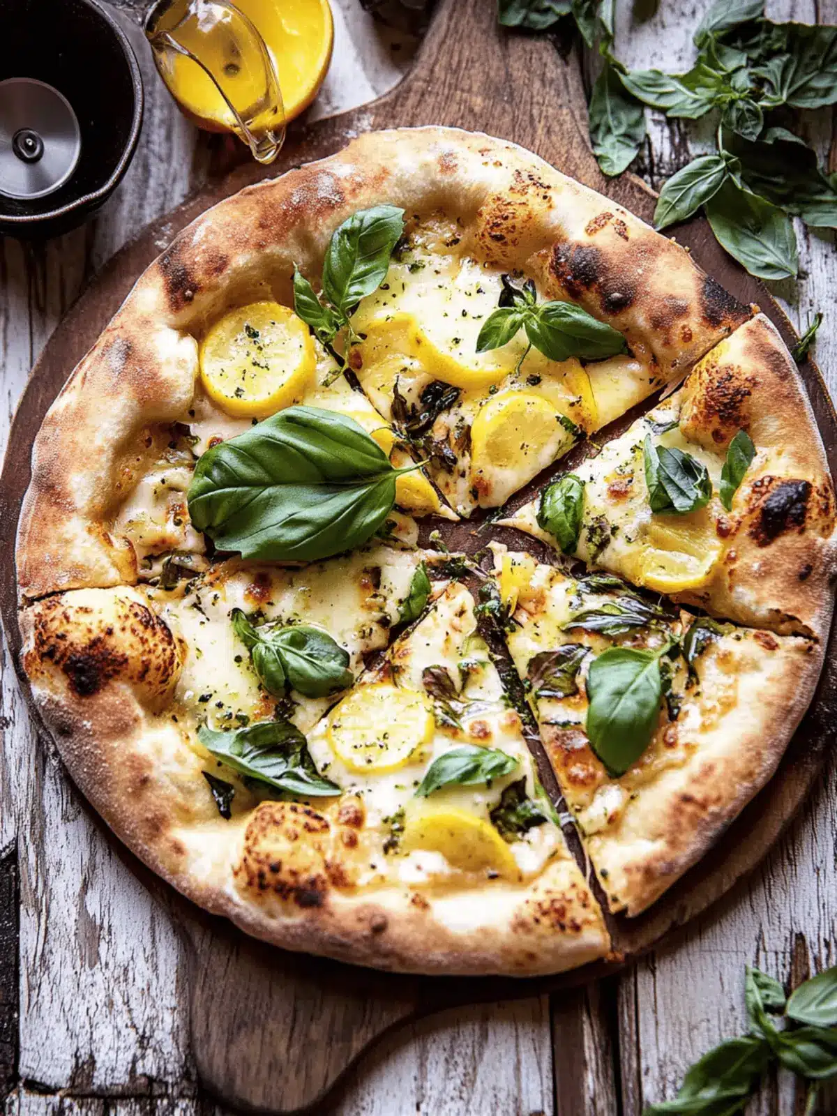 Mouthwatering 3 Cheese Lemon Basil Pizza You ll Crave! 3 3 Cheese Lemon Basil Pizza.