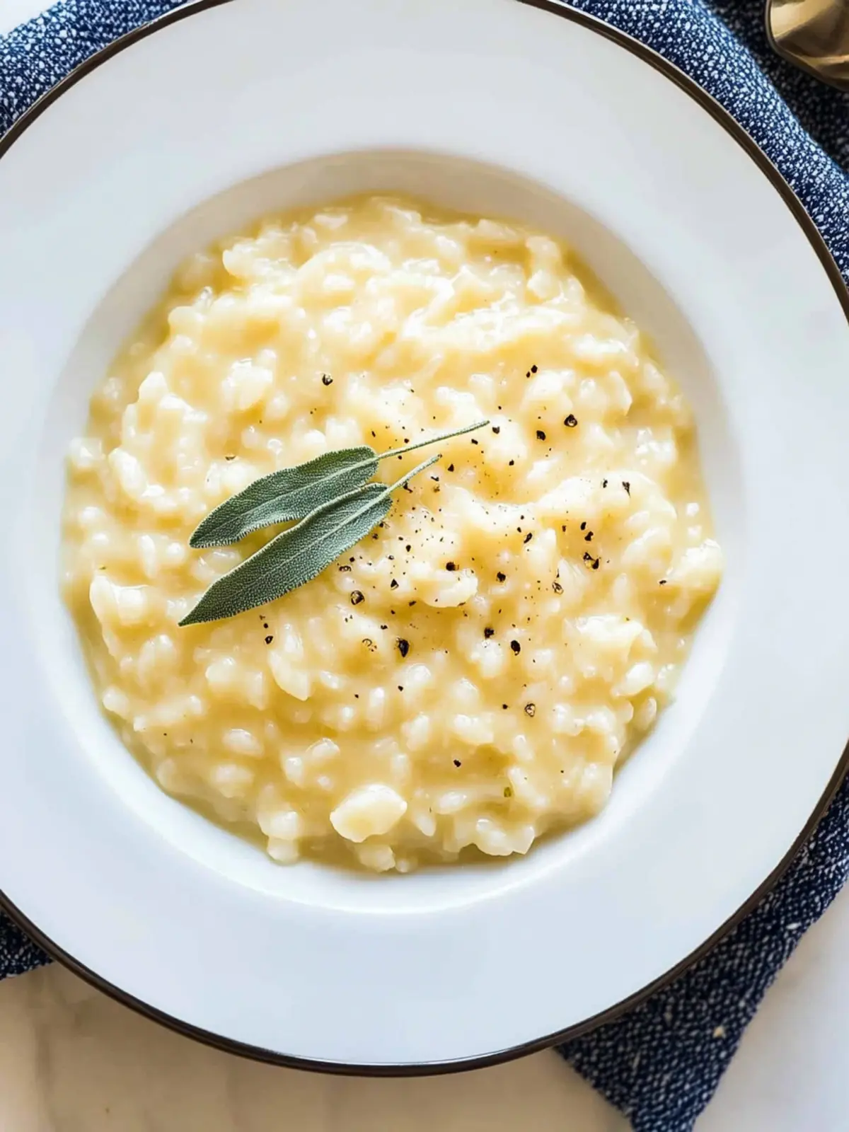 Creamy Instant Pot Cheddar Risotto with Fresh Sage in 20 Minutes 3 Instant Pot Cheddar Risotto with Fresh Sage
