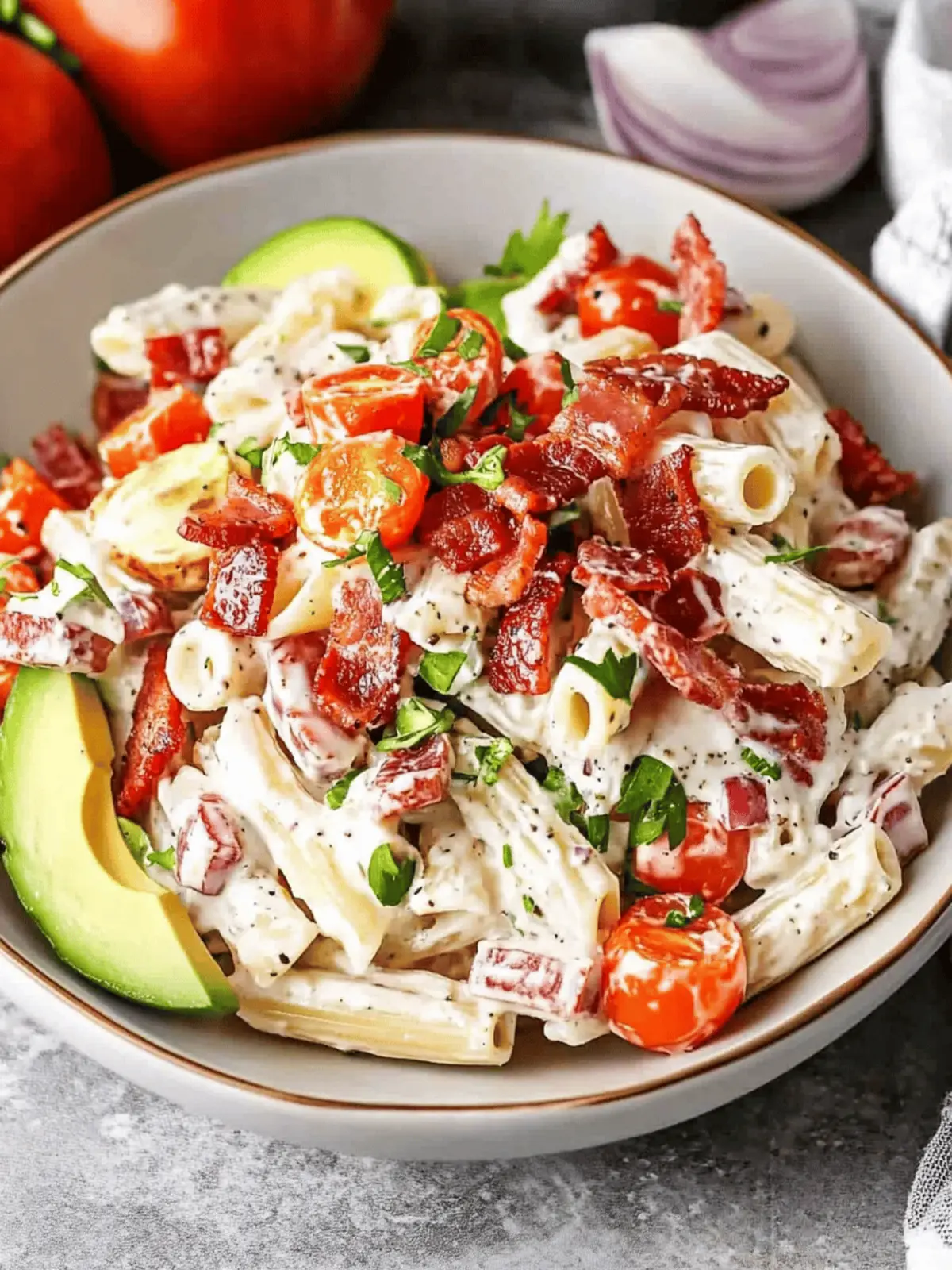 Bacon Ranch Pasta Salad