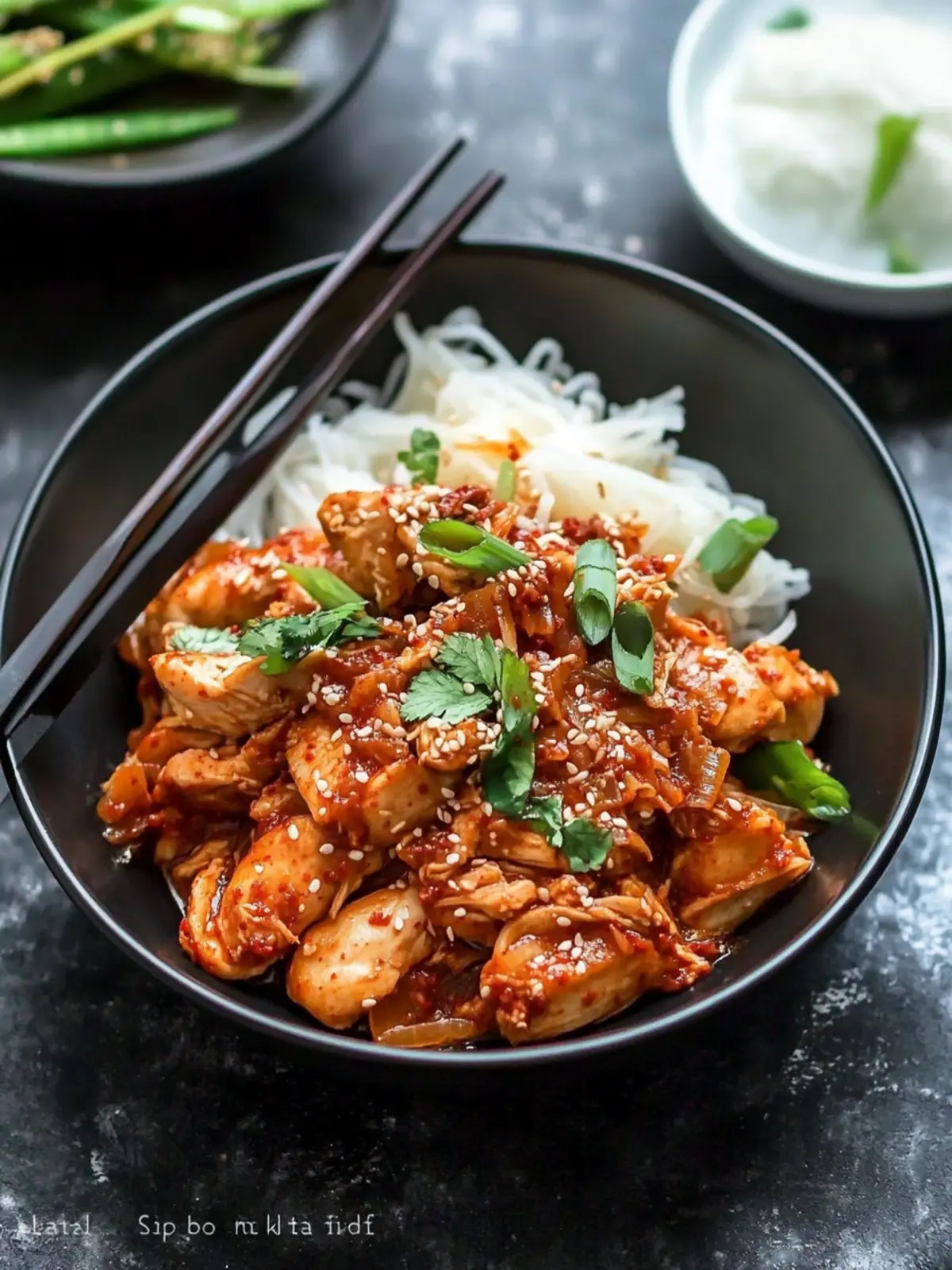 Slow Cooker Korean Spicy Braised Chicken