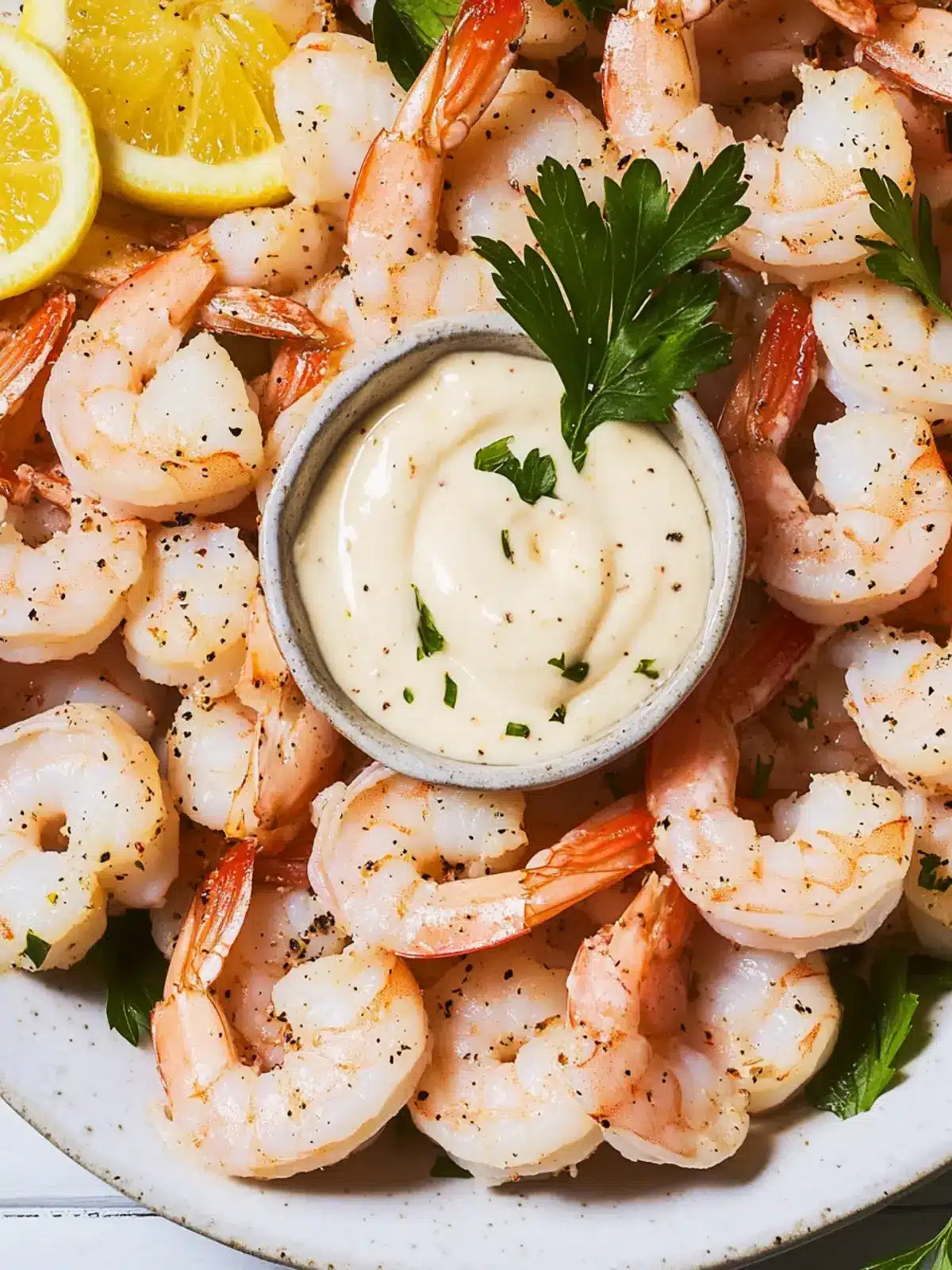 Roasted Shrimp Cocktail With Lemon-Horseradish Aioli