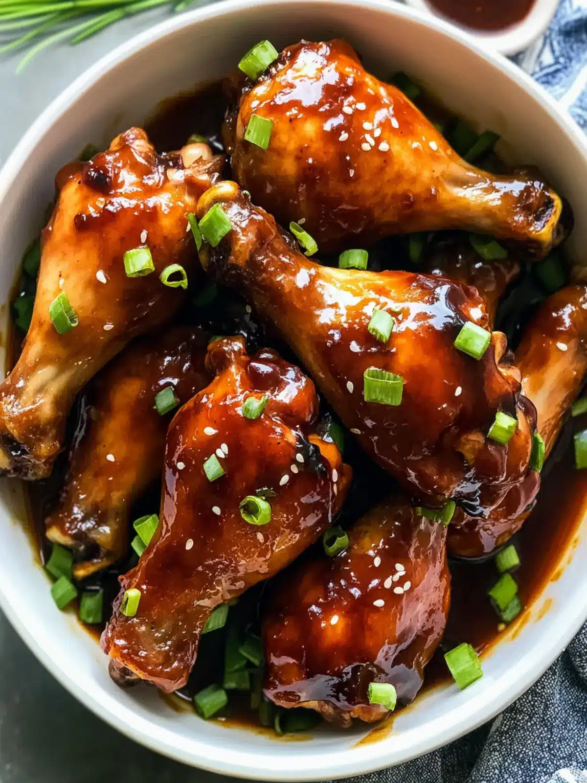 Delicious Sticky Chinese Cornfed Chicken Drumsticks Made Easy