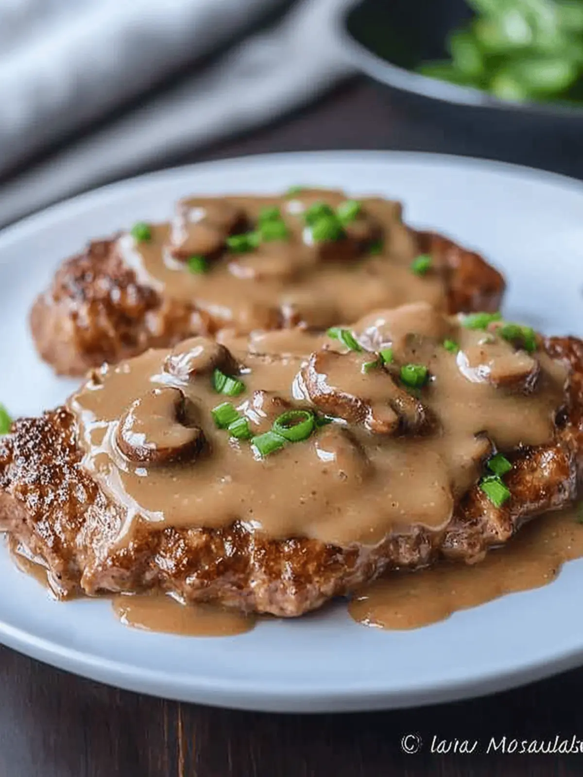 Irresistible Pork Burger Steak with Mushroom Gravy Delight 4 Pork Burger Steak with Mushroom Gravy
