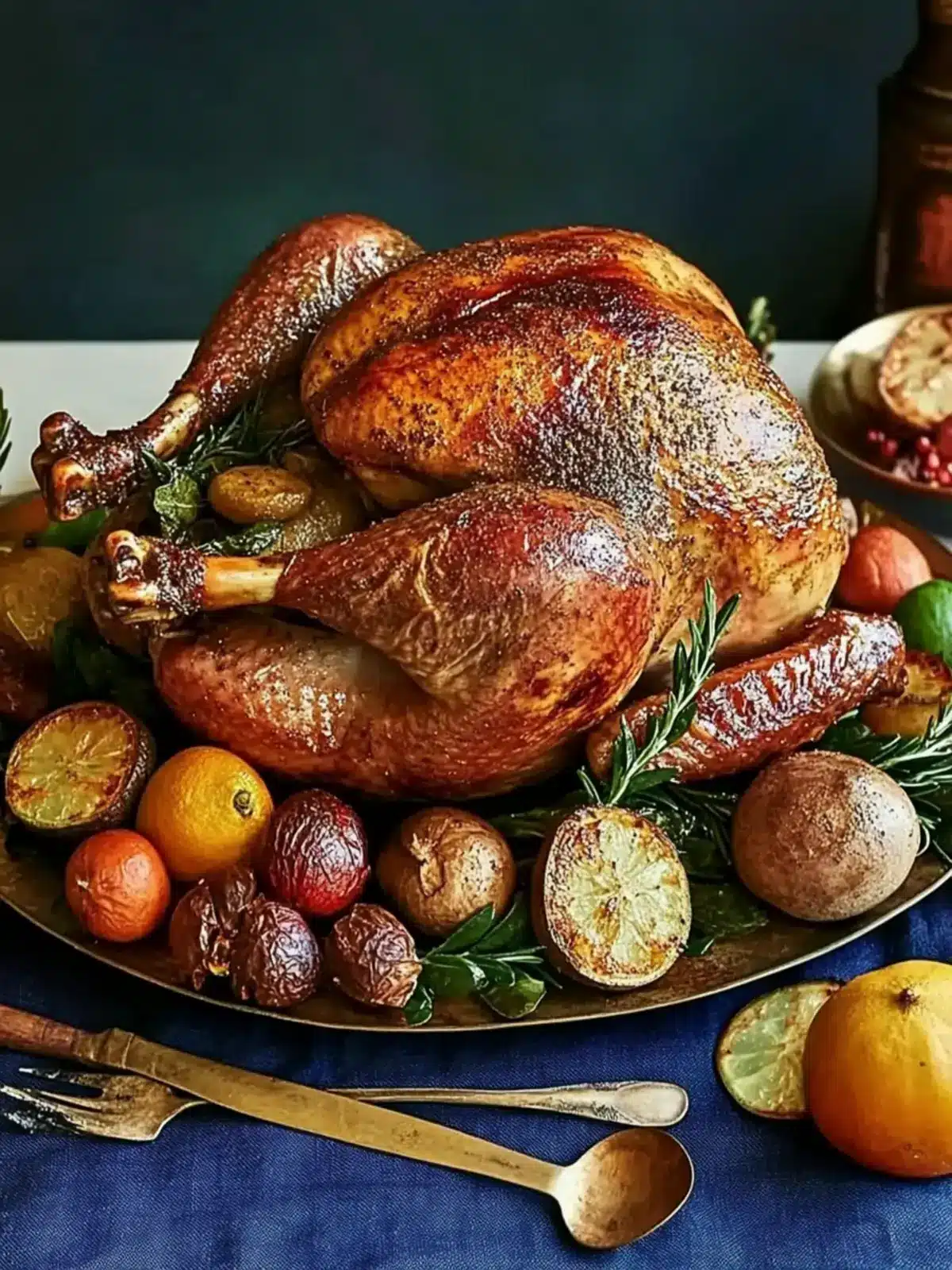 Flavour-bomb roast turkey & gravy