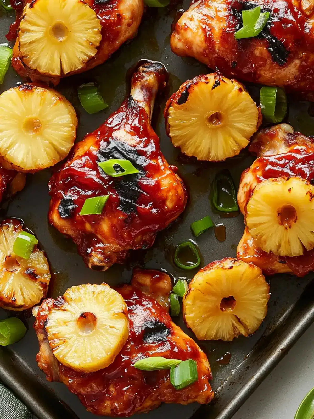 Sheet-Pan BBQ Pineapple Chicken