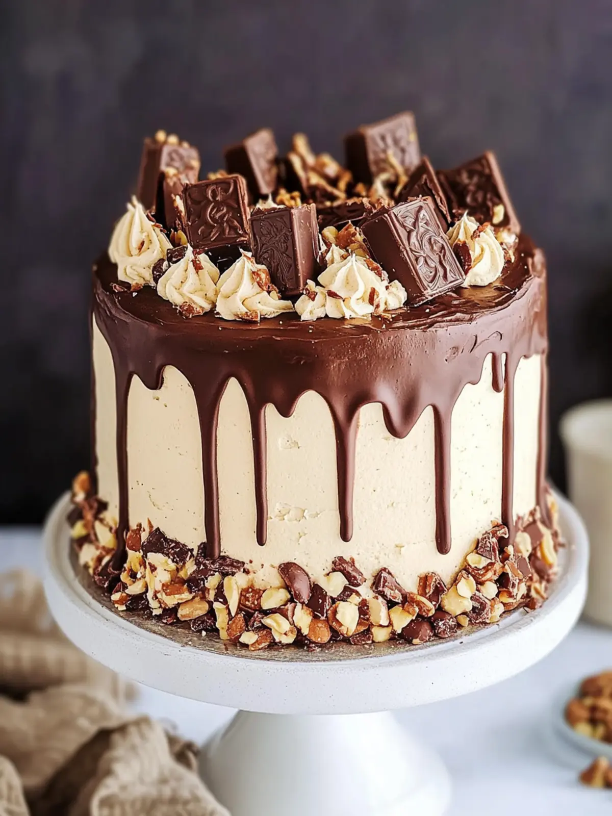 The Ultimate Snickers Cake