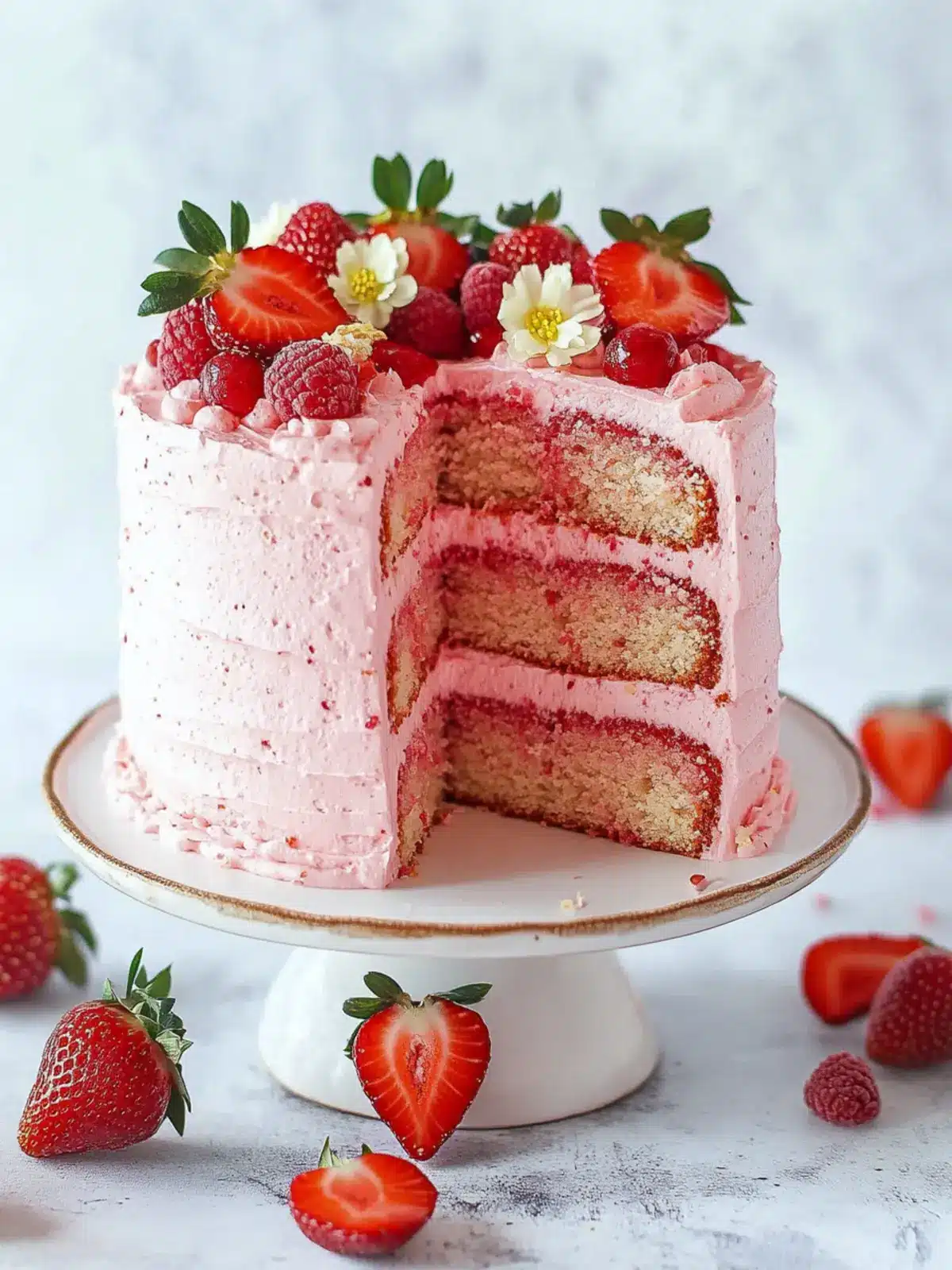 The Tastiest Strawberry Cake Recipe