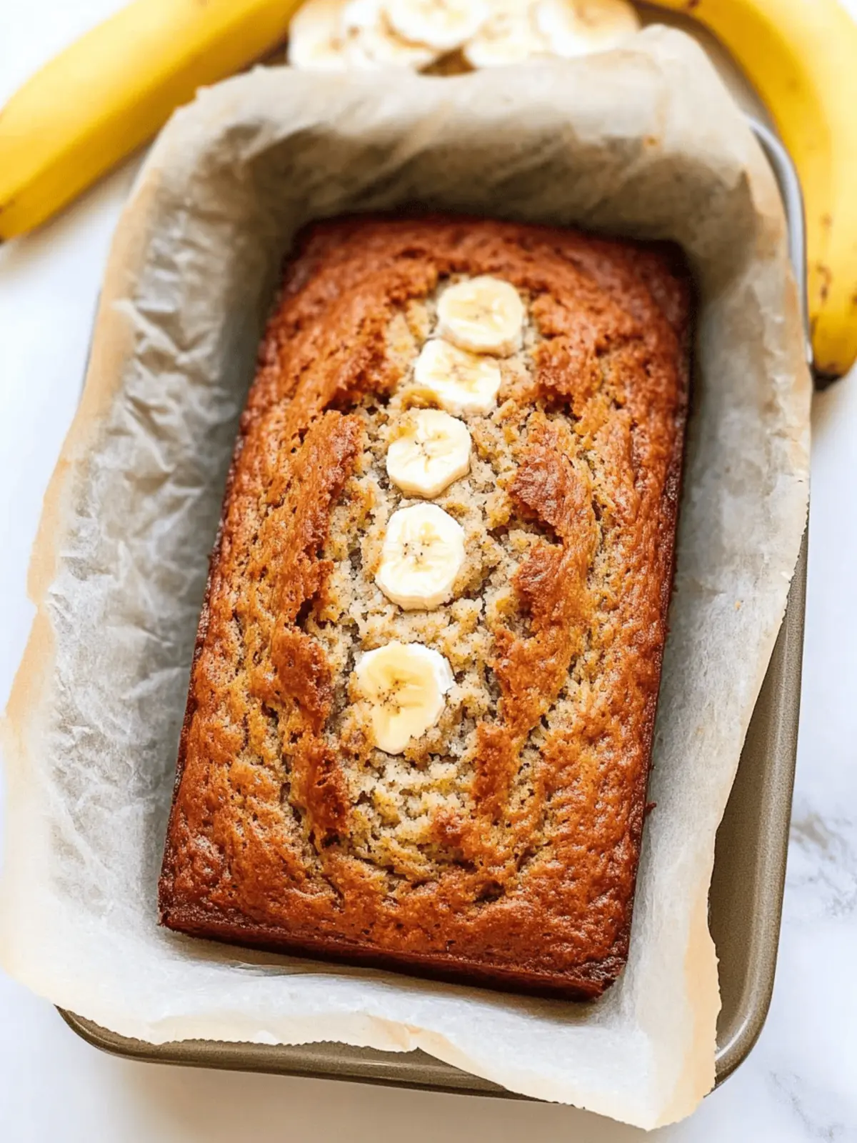 Moist Cottage Cheese Banana Bread