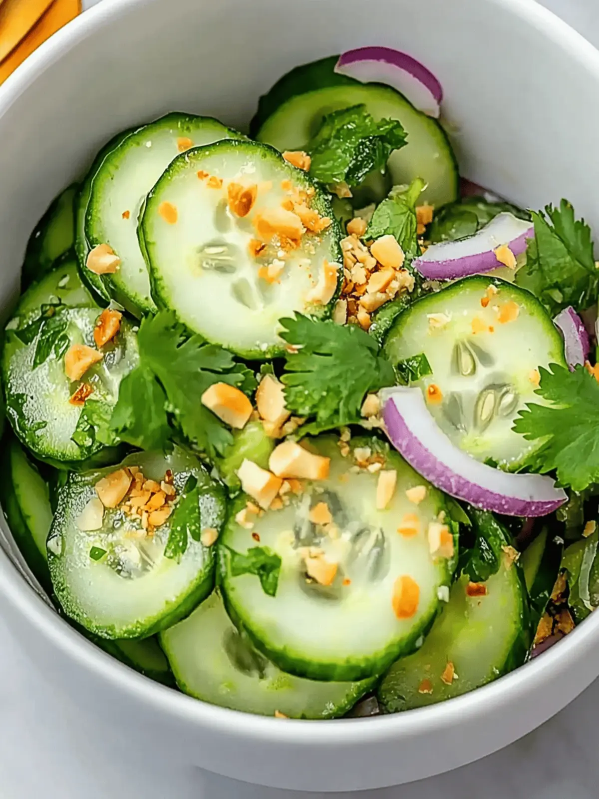 Juicy Thai Cucumber Salad