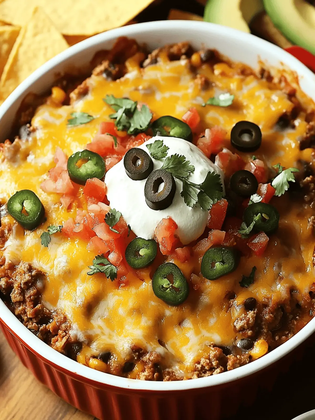 Delicious Mexican Taco Casserole: Your New Comfort Food Hero 2 Delicious Mexican Taco Casserole