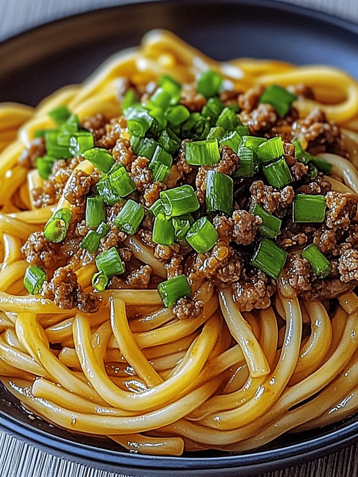Quick & Flavorful Asian Ground Beef Noodles Recipe