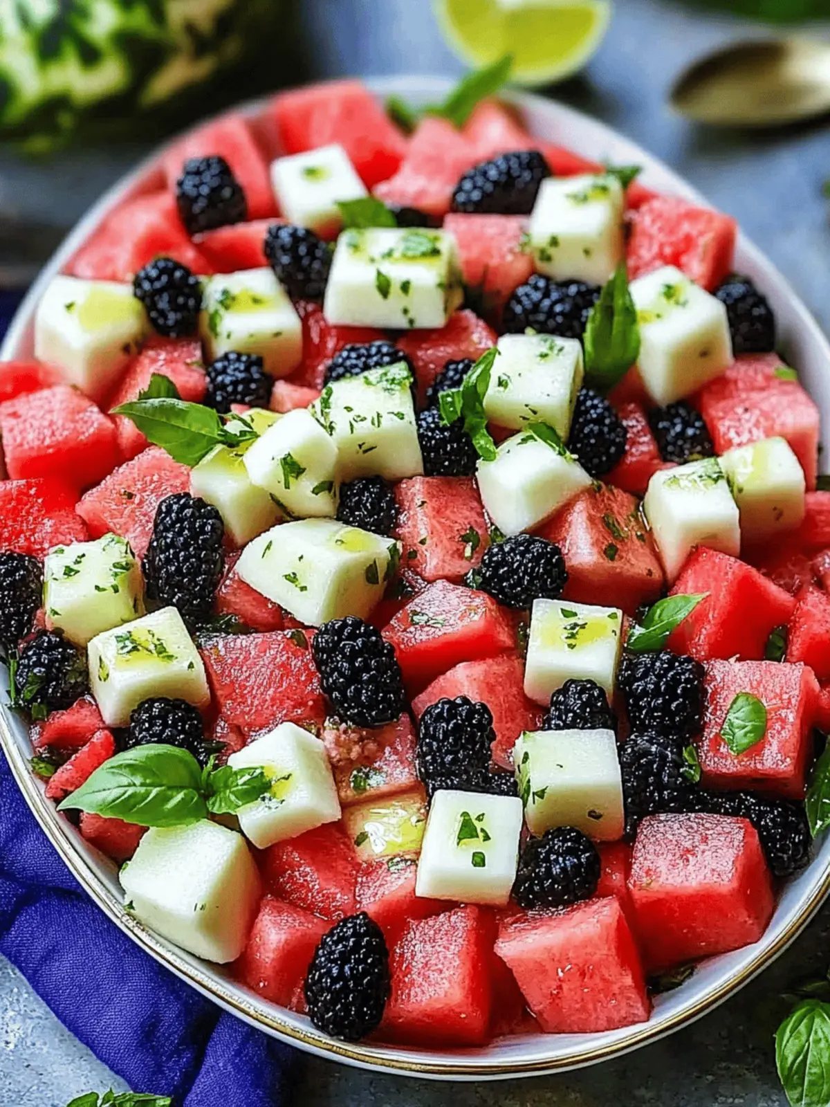 Refreshing Watermelon Salad Recipe for Summer Bliss Delight 2 Refreshing Watermelon Salad Recipe for Summer Bliss