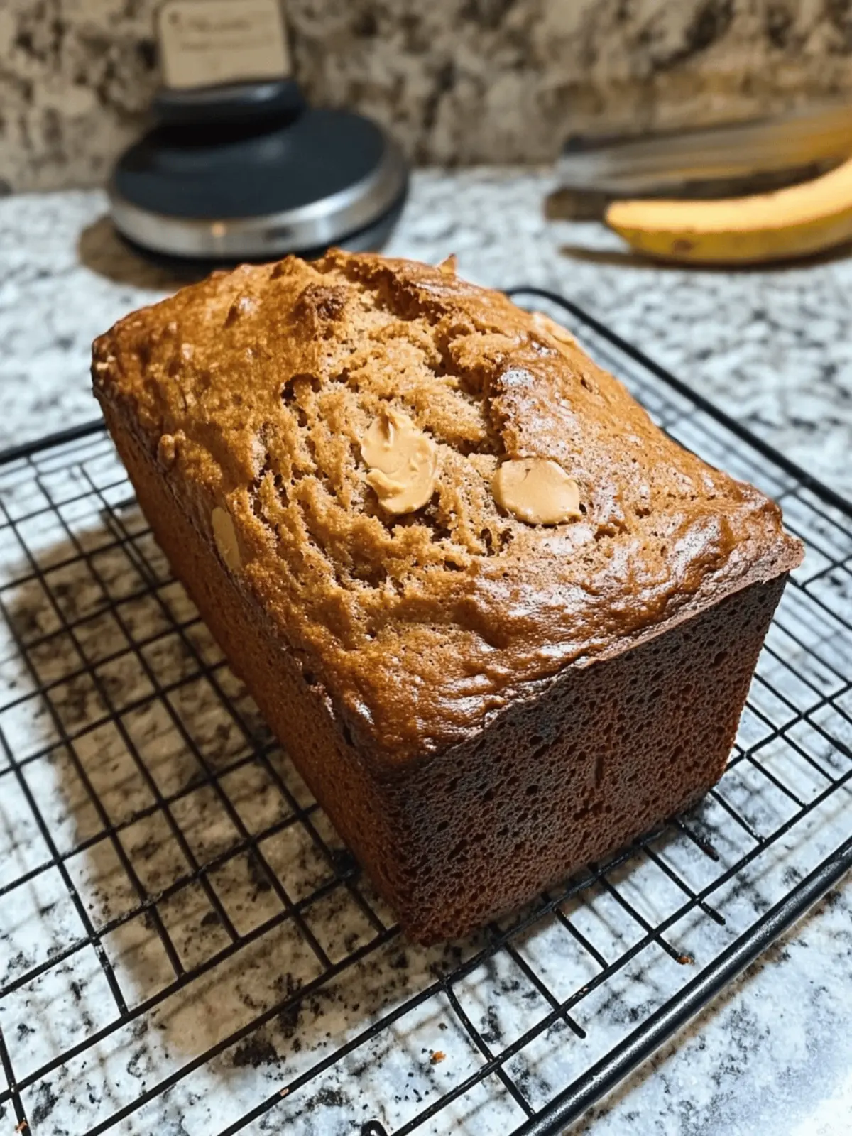 Chunky Peanut Butter Banana Bread You ll Love for Breakfast 2 Chunky Peanut Butter Banana Bread