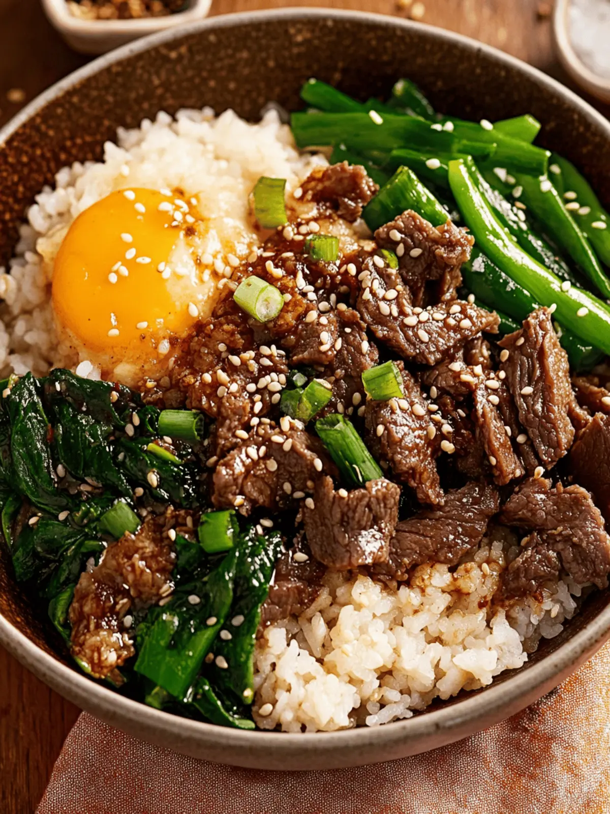Quick Korean Beef Bowls with Garlic, Ginger, and Sesame Bliss 4 Korean Beef Bowls with Garlic, Ginger, and Sesame