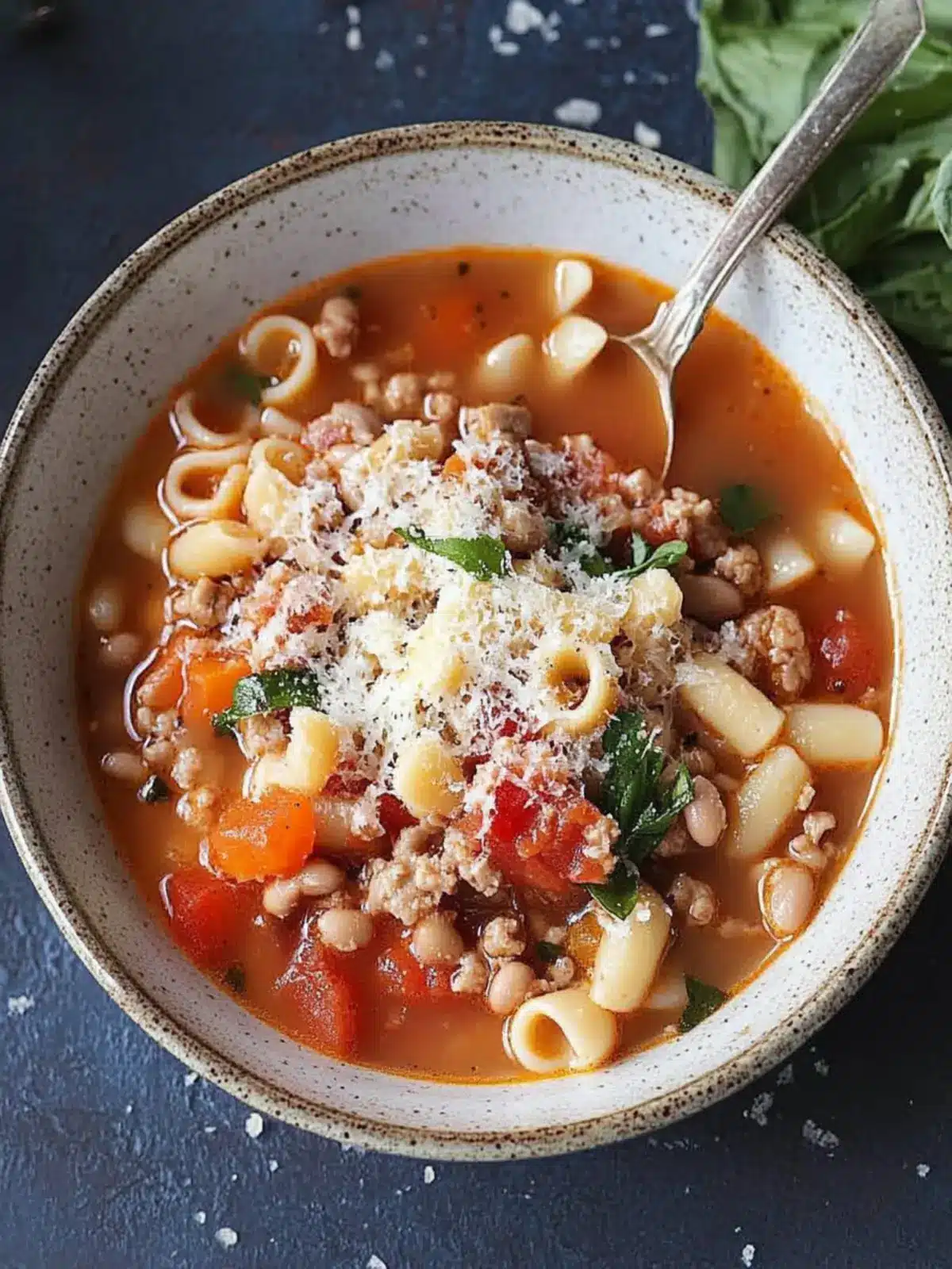 Crockpot Pasta e Fagioli