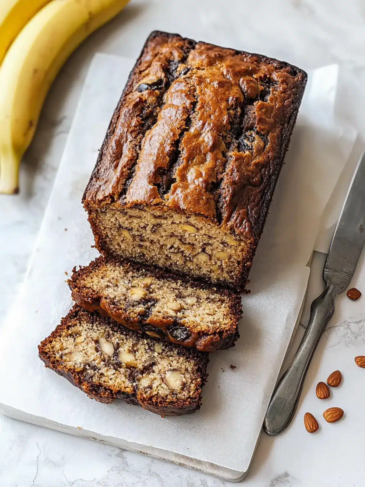 Cottage Cheese Banana Bread with Almond Flour