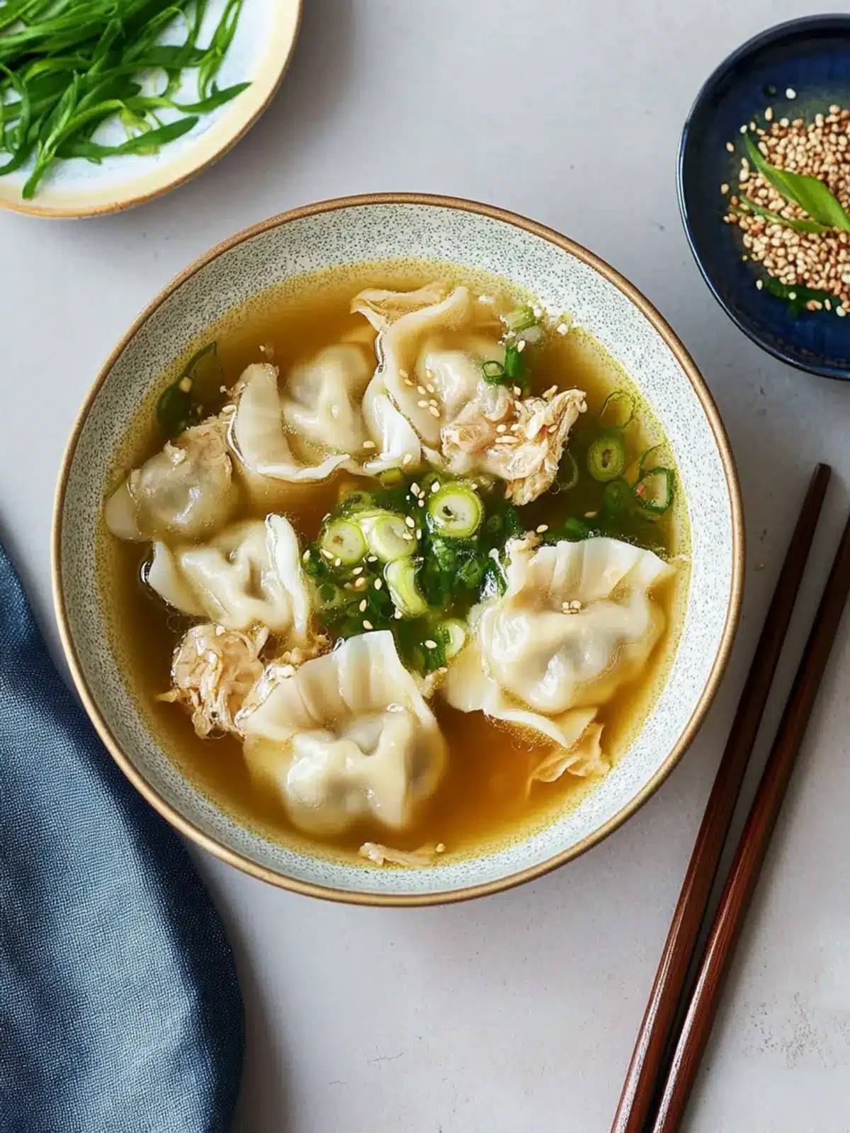 Mandu Guk (Korean Dumpling Soup)