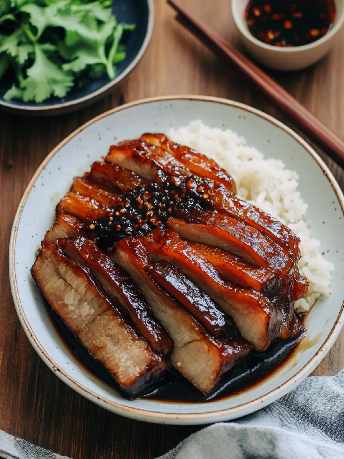 Tender Mei Cai Kou Rou Steamed Pork Belly with Vegetables 4 Mei Cai Kou Rou Steamed Pork Belly w/ Preserved Vegetables