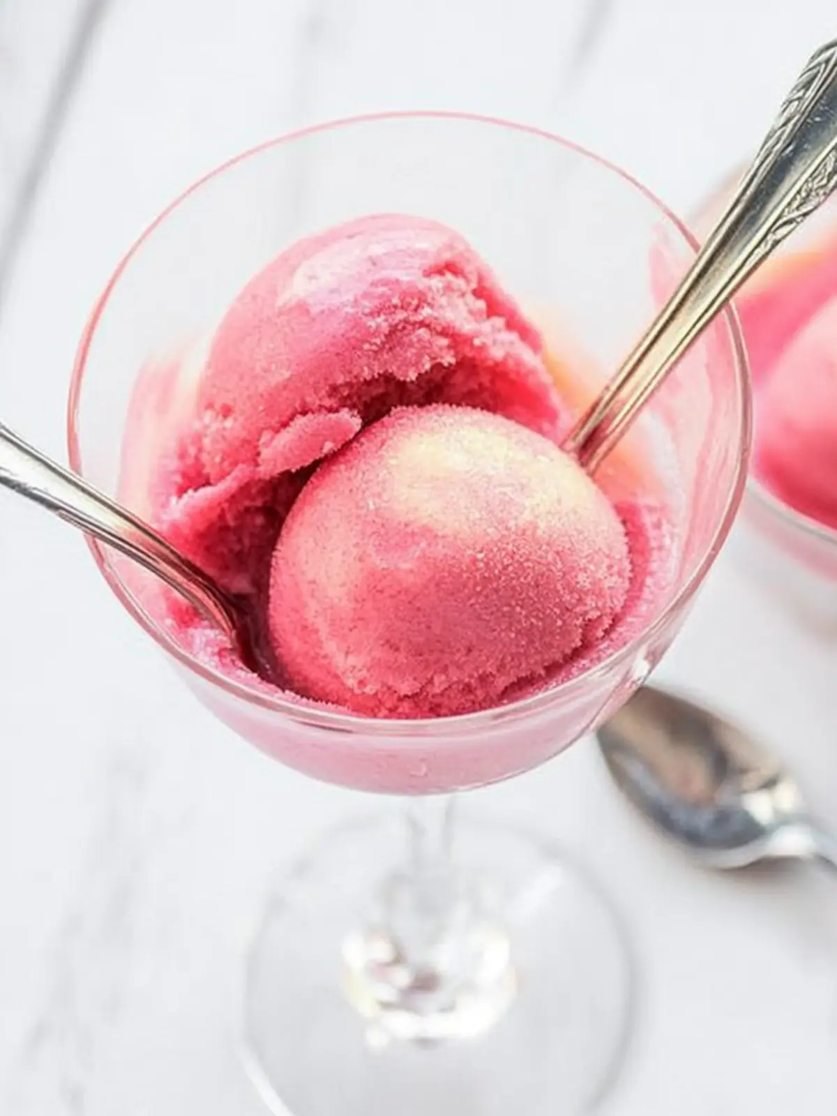 Raspberry Champagne Sorbet