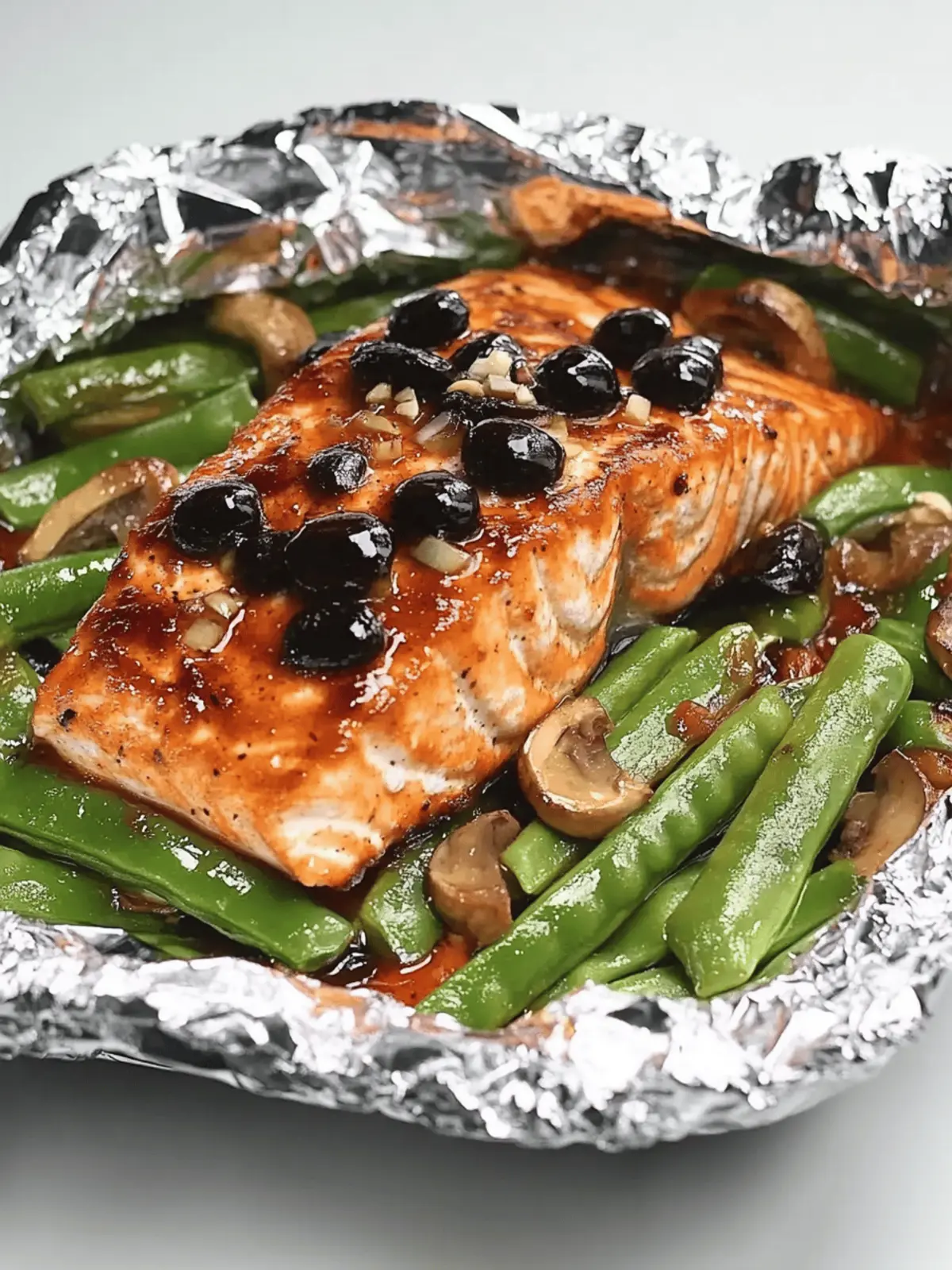 Asian Salmon Foil-Pack Dinner