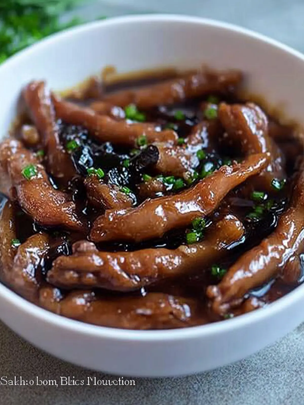 Chicken Feet in Oyster Sauce with Salted Black Beans