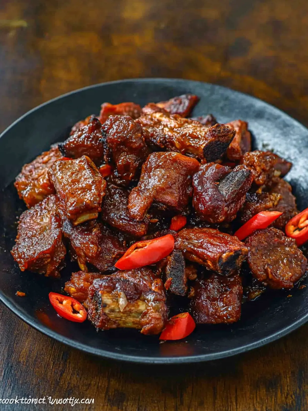 Spicy Pork Ribs Adobo